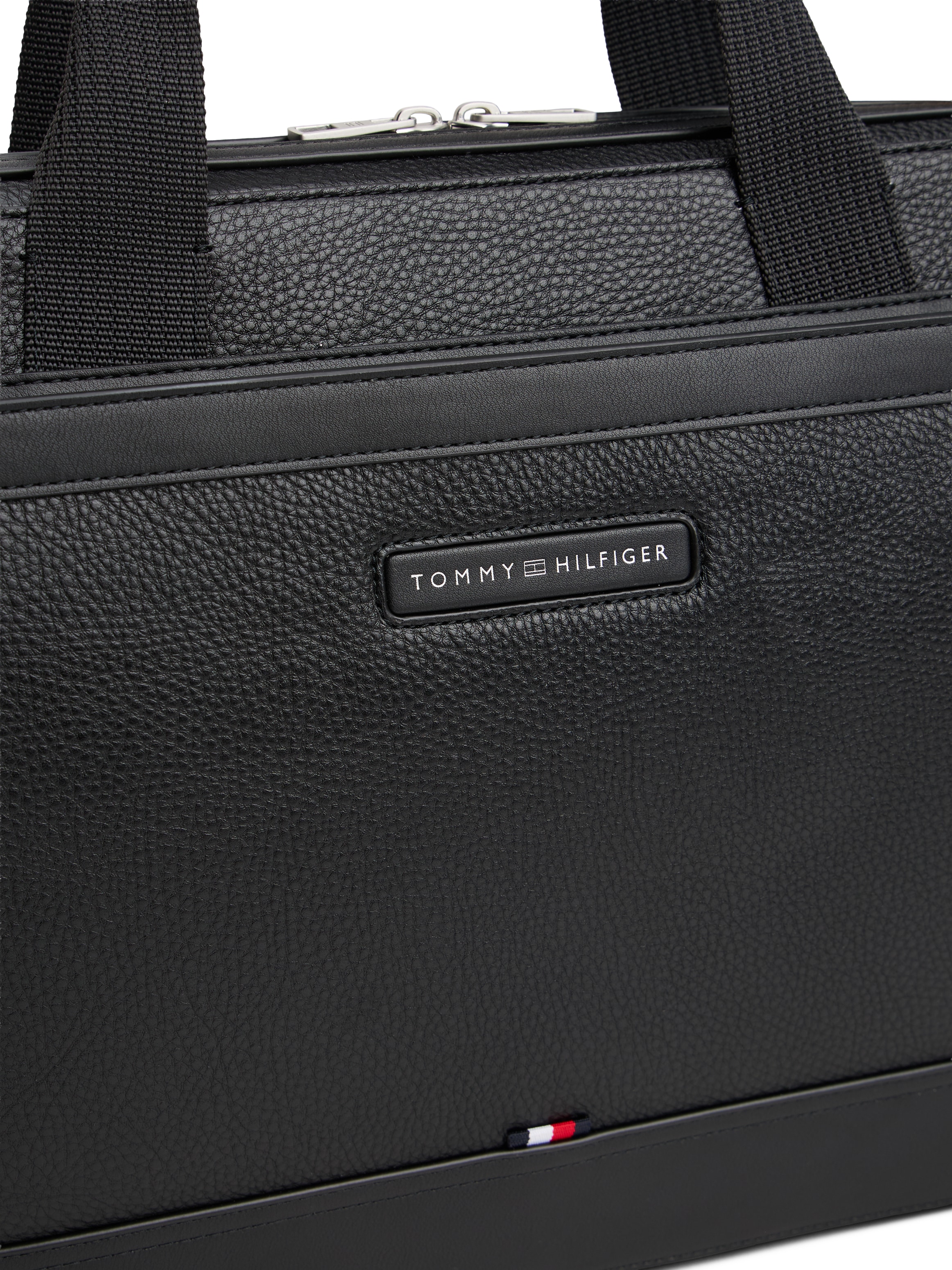 Tommy Hilfiger Laptoptasche »TH CENTRAL COMPUTER BAG« , Unisex Geschäftstasche, Notebooktasche mit zusätzlichem Tragegriff