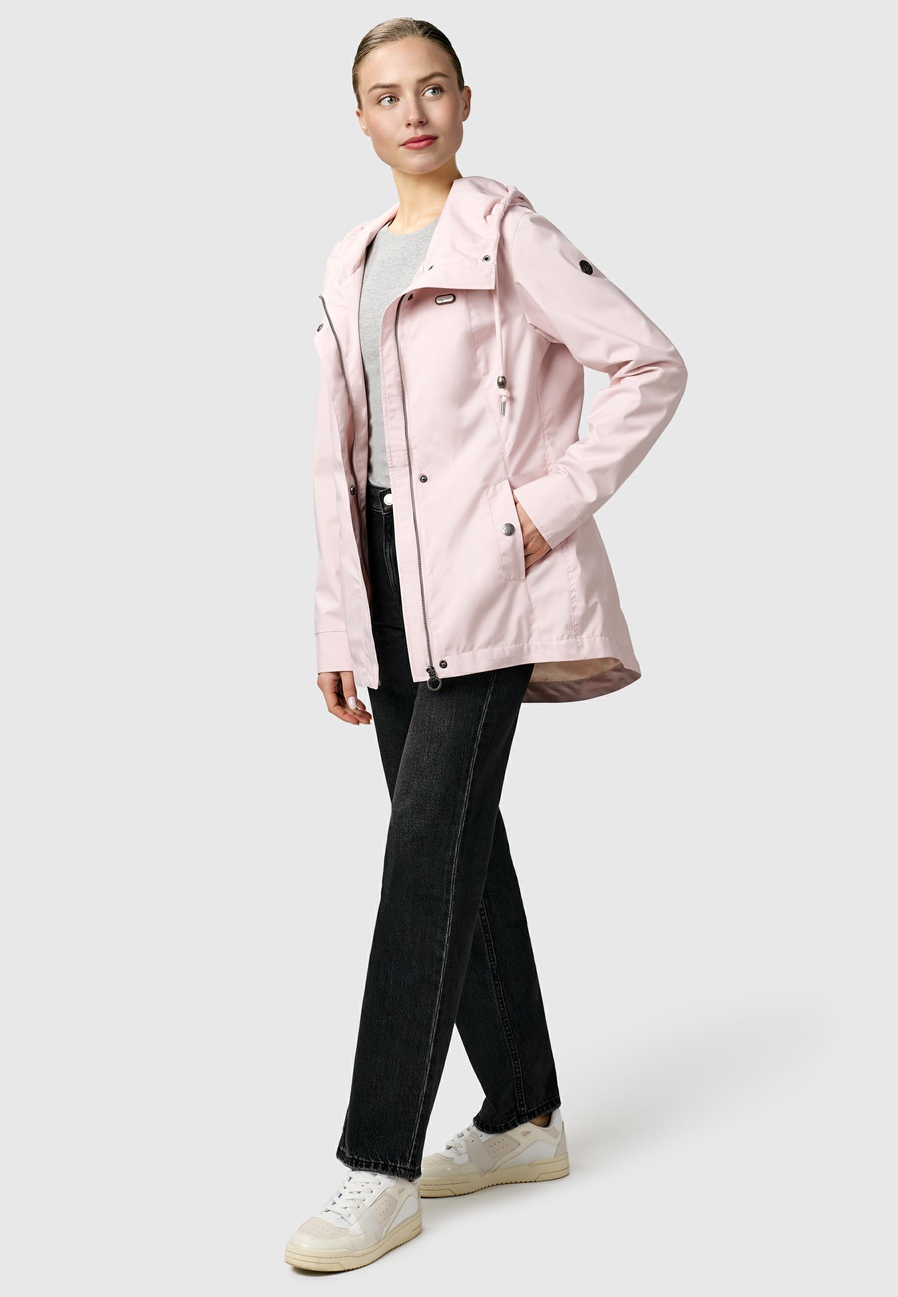 Ragwear Outdoorjacke »Outdoorjacke Alvena Summer YOUMODO« mit Kapuze Wasserdichte und atmungsaktive Übergangsjacke