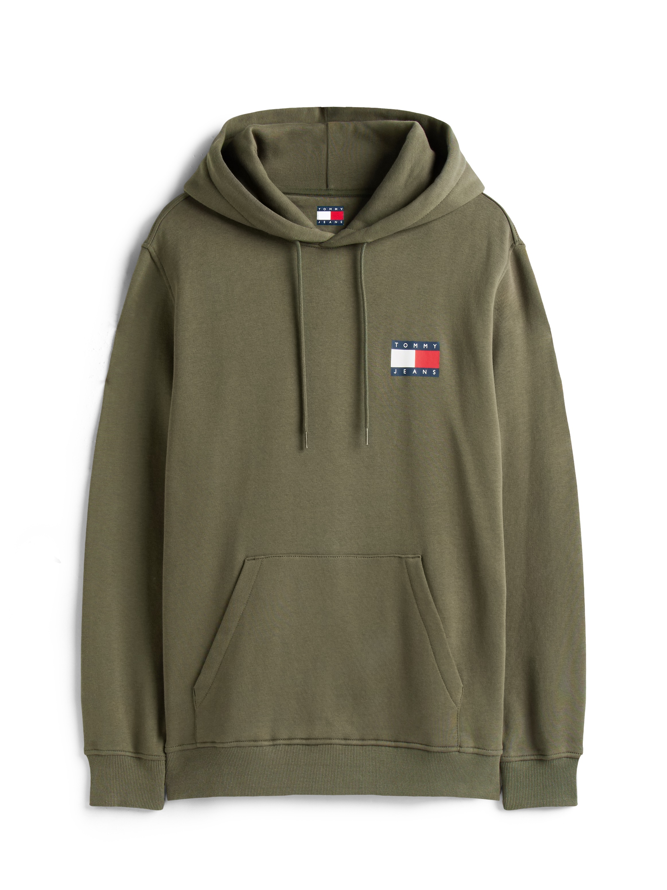 Tommy Jeans Sweatshirt »TJM REG ESSENTIAL FLAG HOOD EXT«, mit bedruckten Markenlogo auf Brusthöhe
