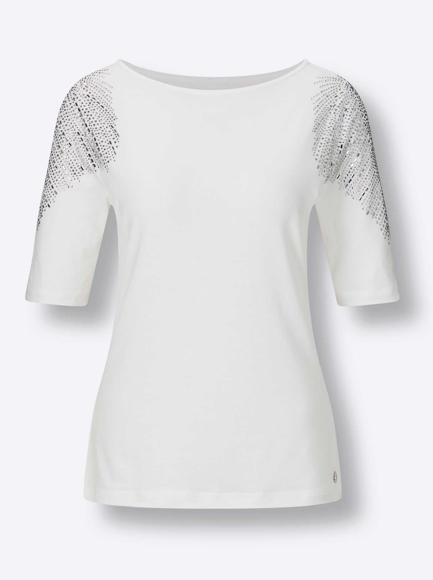 CREATION L PREMIUM Kurzarmshirt »Lyocell-Baumwoll-Shirt«, (1 tlg.)