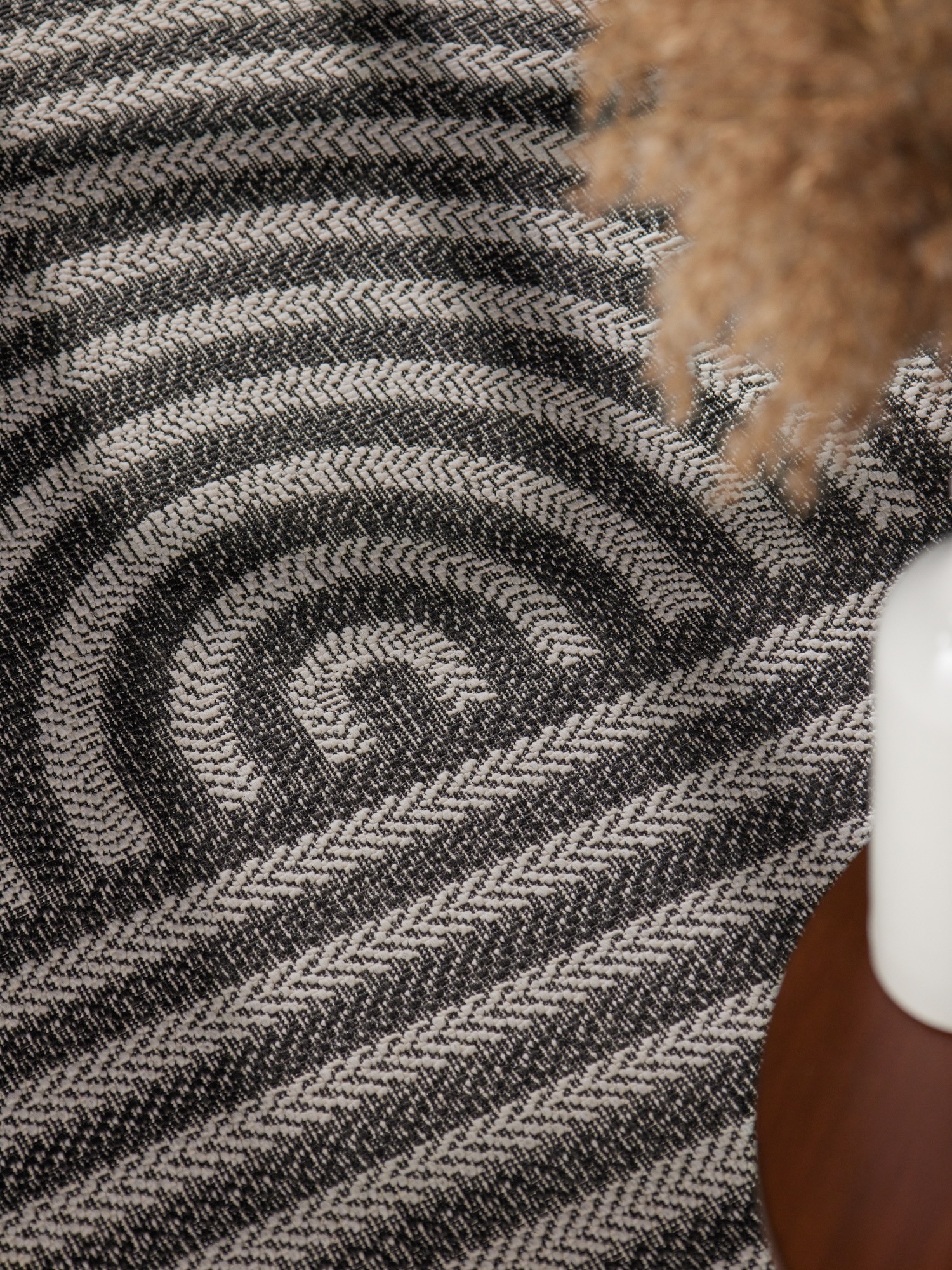 Ted Baker Teppich »Woodfield« oval 8 mm Höhe Designteppich, Wetterfest, Pflegeleicht, Modern, Wohnzimmer, Terrasse