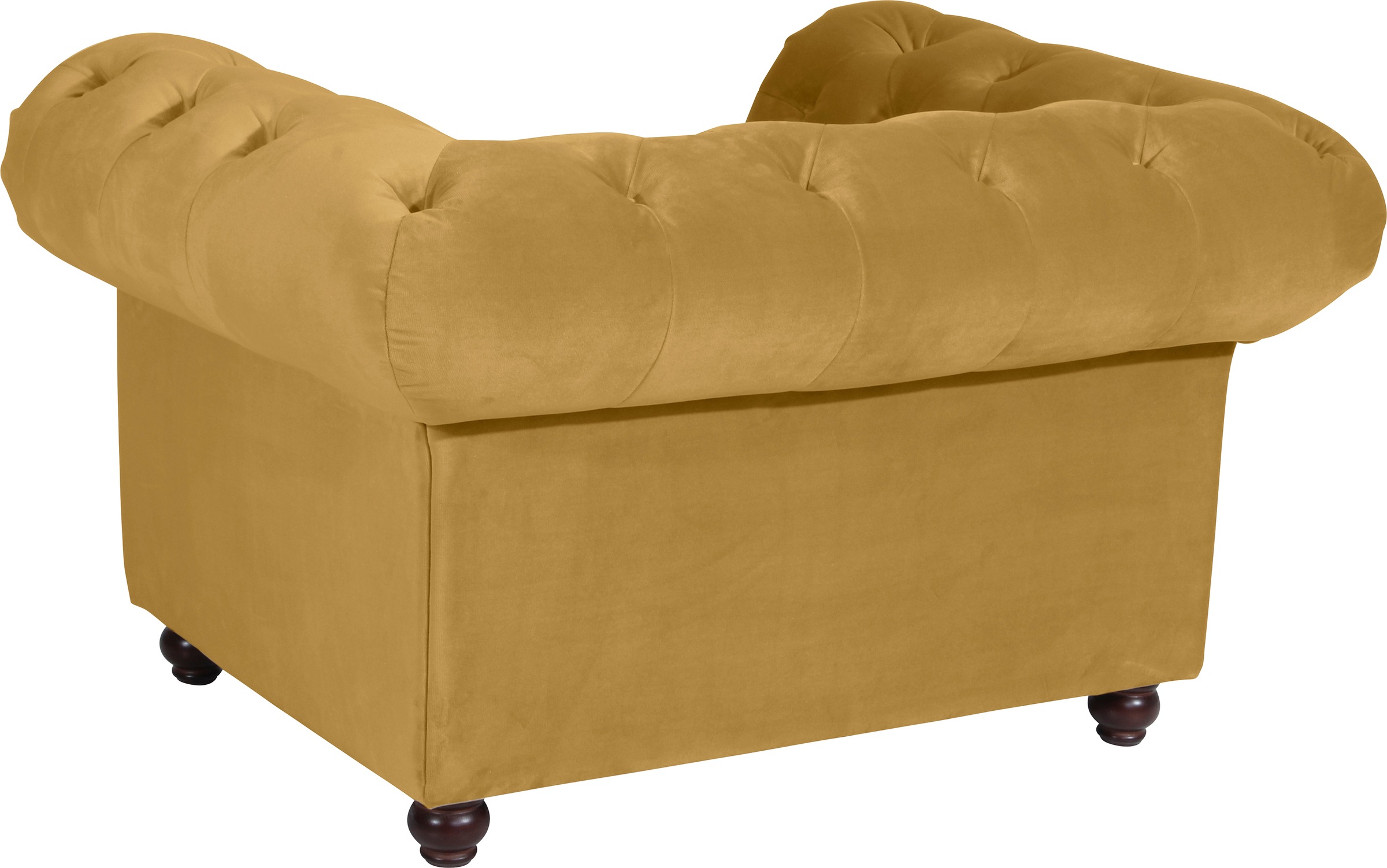 Max Winzer® Polstergarnitur »Old England Chesterfield, hochwertig und elegant«, (3 tlg.), mit edler Knopfheftung, 3-tlg.