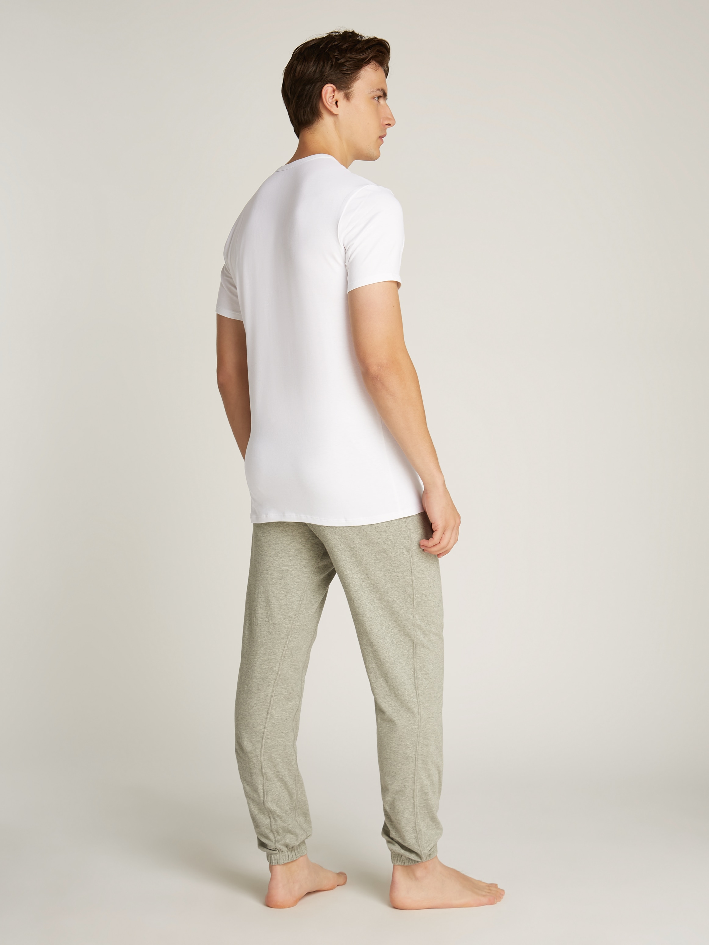 Calvin Klein Underwear T-Shirt »SHORT SLEEVE CREW NECK 3PK«, (Packung, 3 tlg., 3er-Pack), mit Logo am Saum