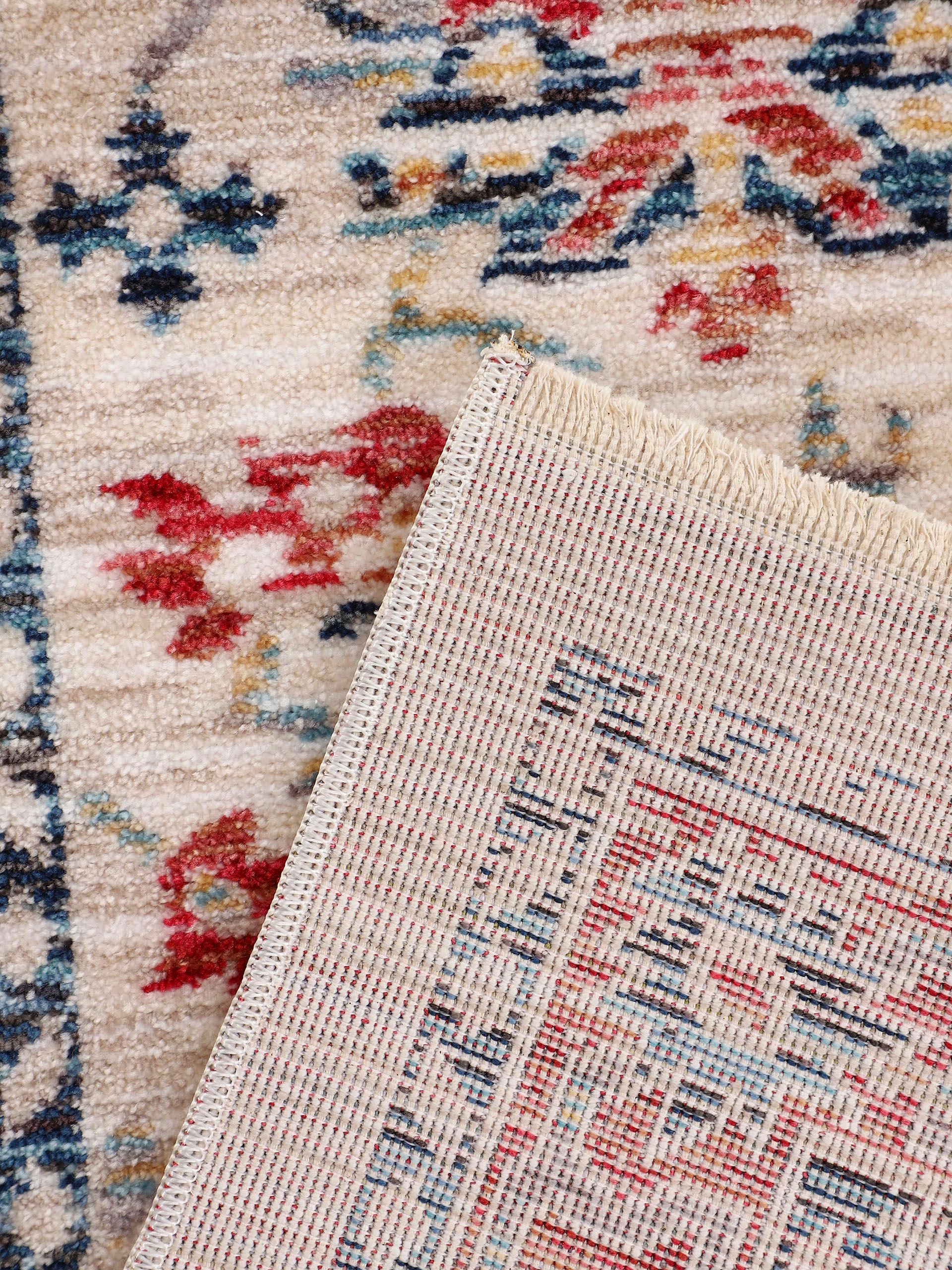 carpetfine Teppich »Phoenix«, rechteckig, 6 mm Höhe, Vintage Orient Look, mit Fransen, Wohnzimmer