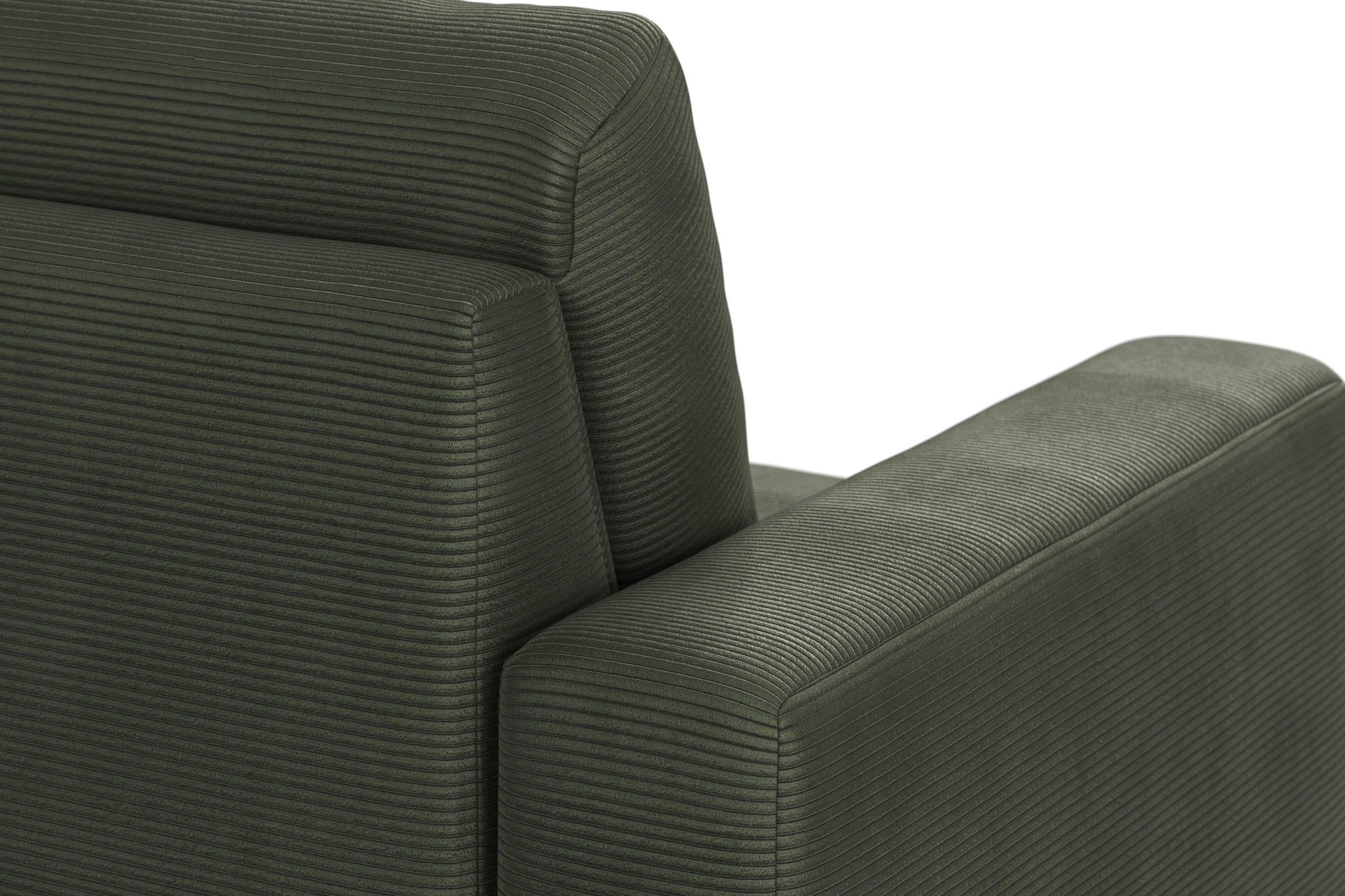 Home affaire Ecksofa »Summer L-Form« mit Recamiere, mit oder ohne Bettfunktion und Bettkasten, Cord-Bezug