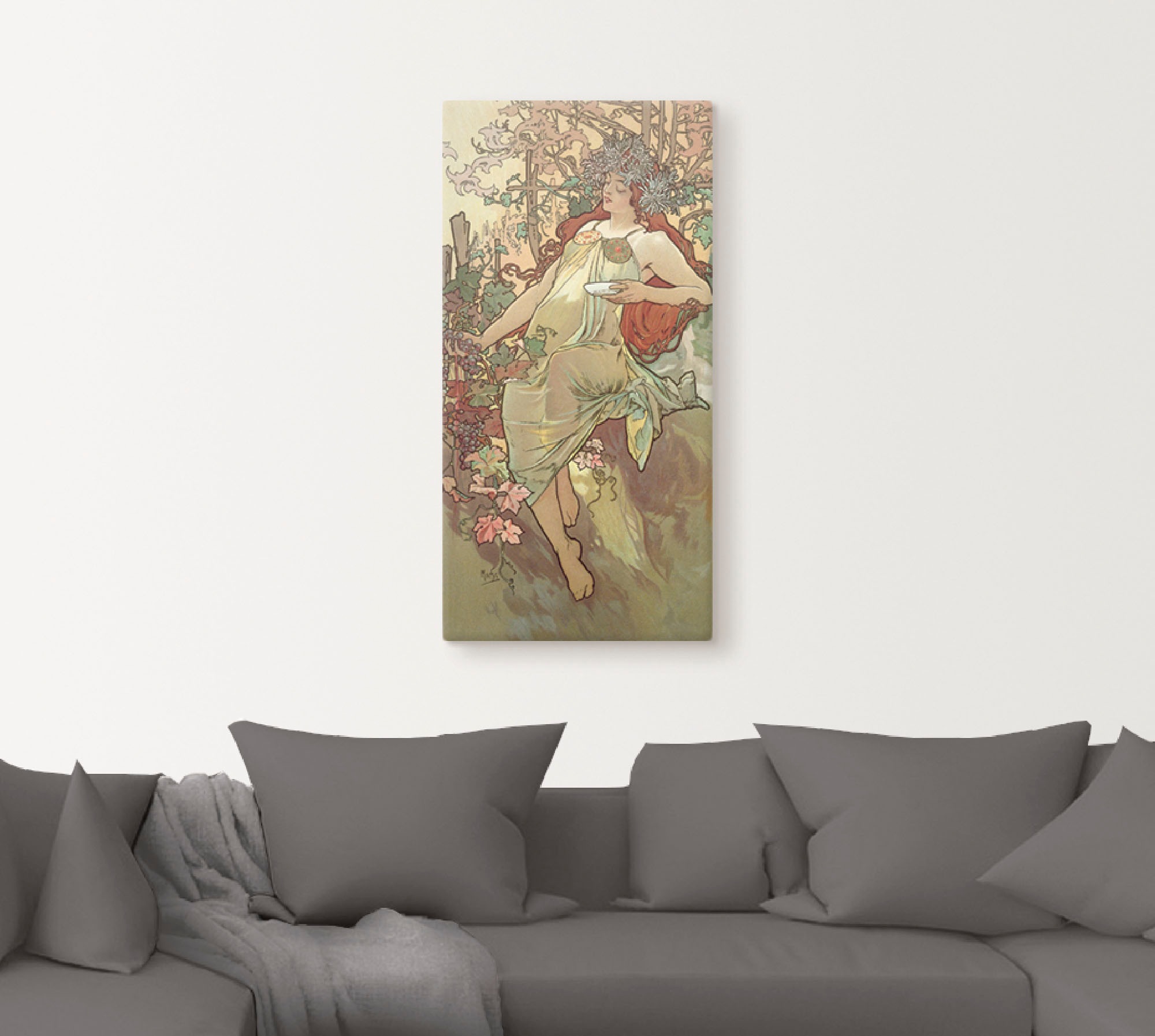 Artland Leinwandbild »Automne (Herbst), 1896«, Frau, (1 St.), auf Keilrahmen gespannt