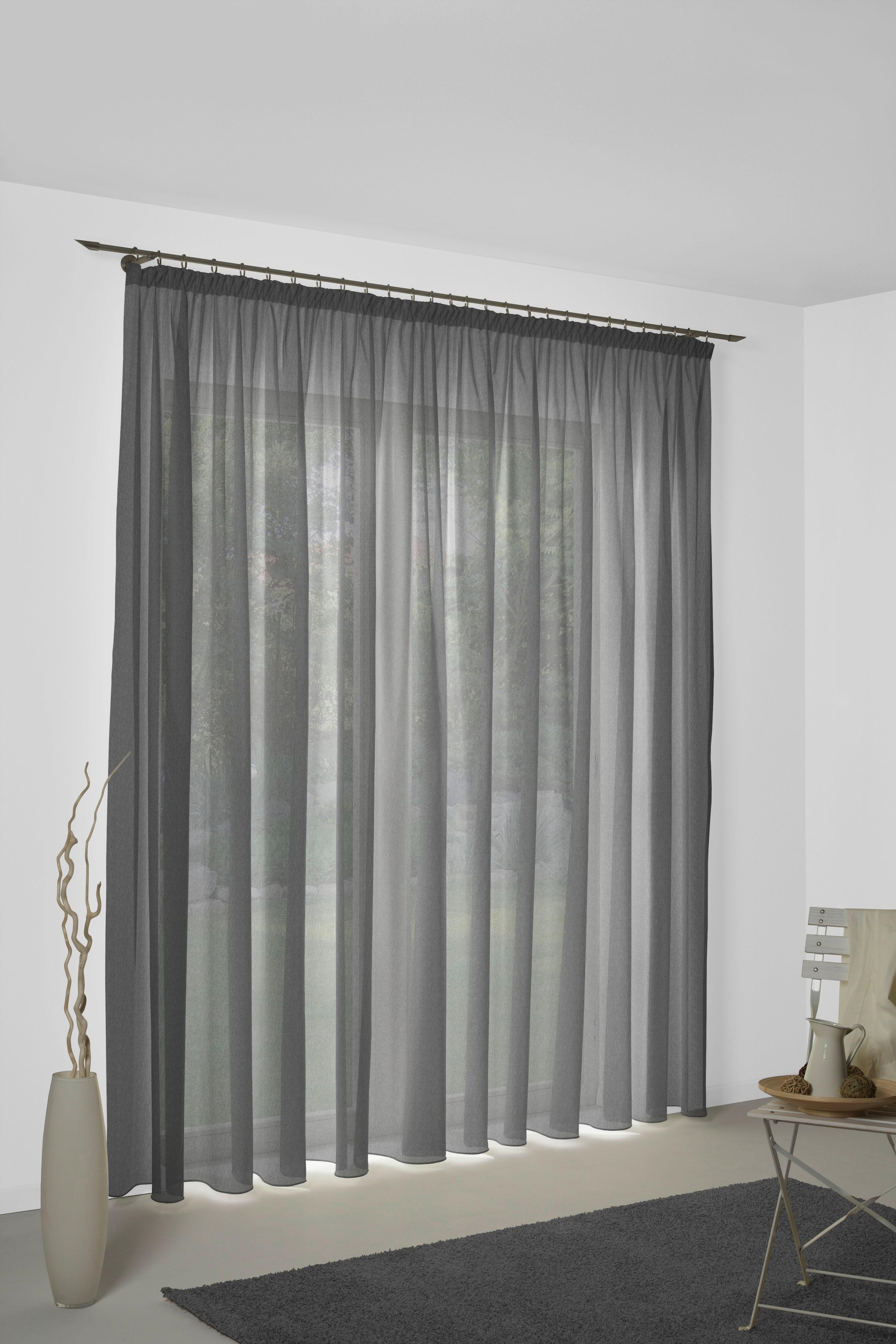 Wirth Vorhang »Sunday« Kräuselband 1 Stk. tlg. nach Maß