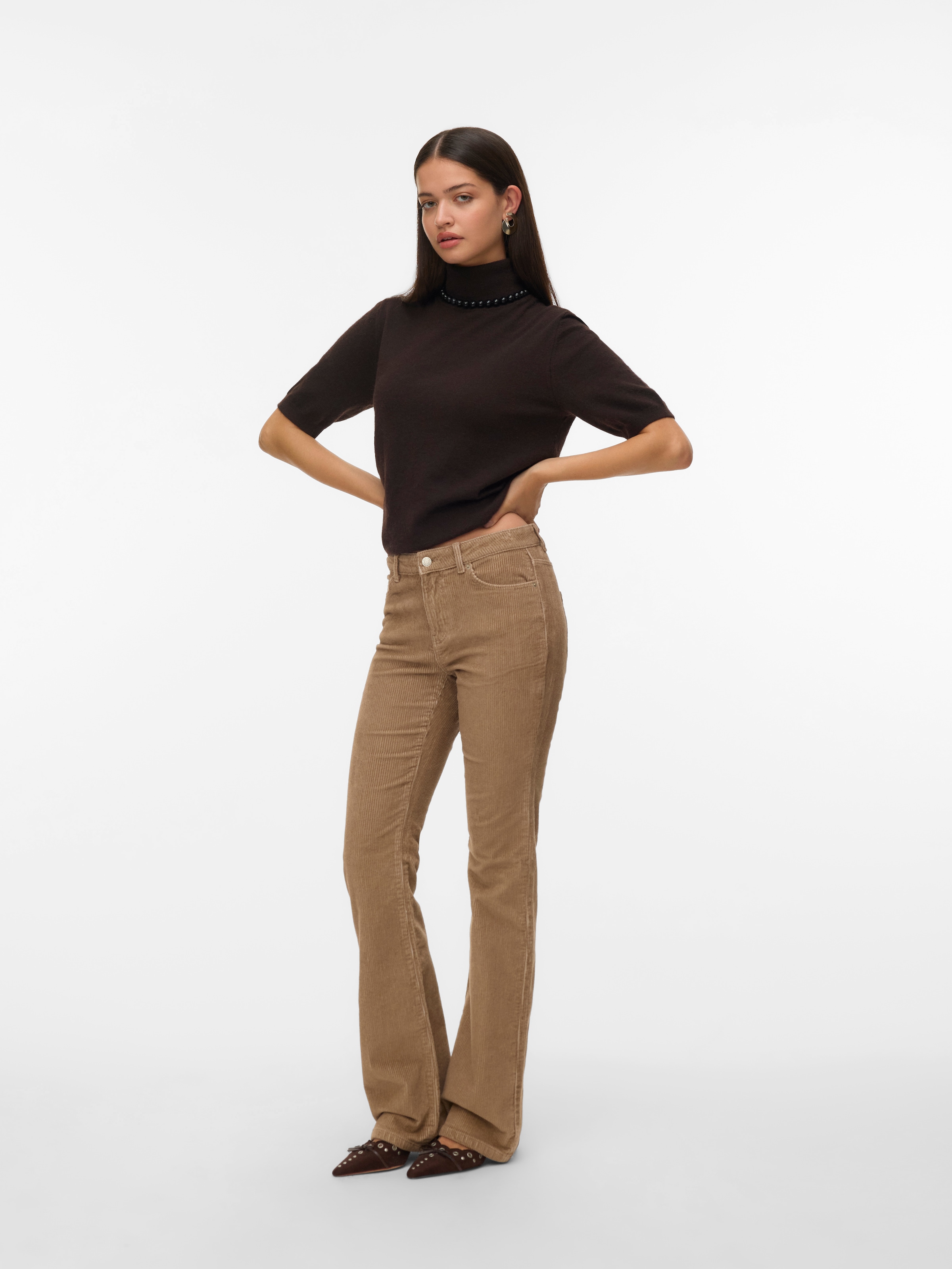 Vero Moda Bootcut-Jeans »VMFLASH MR FLARED CORDUROY PANTS NOOS«