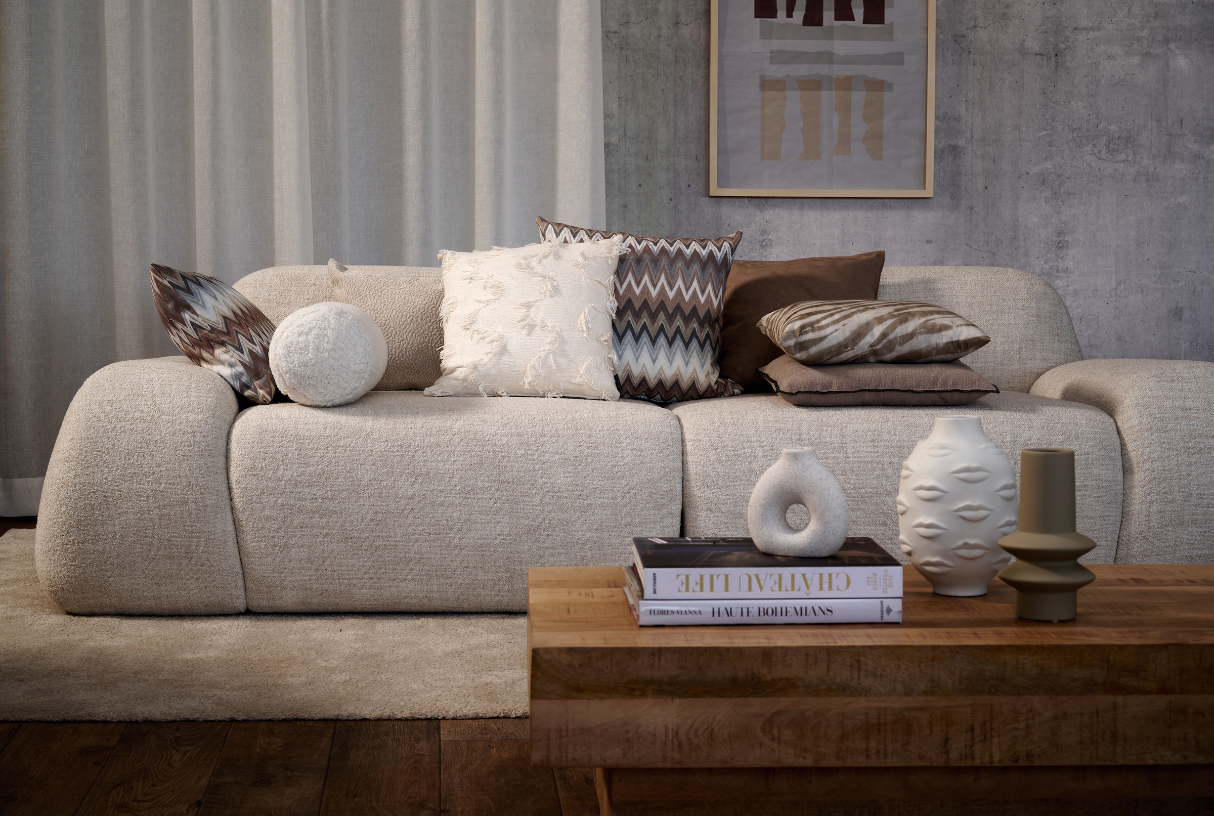 APELT Dekokissen »Treviso« Velourabseite / Magnus 20