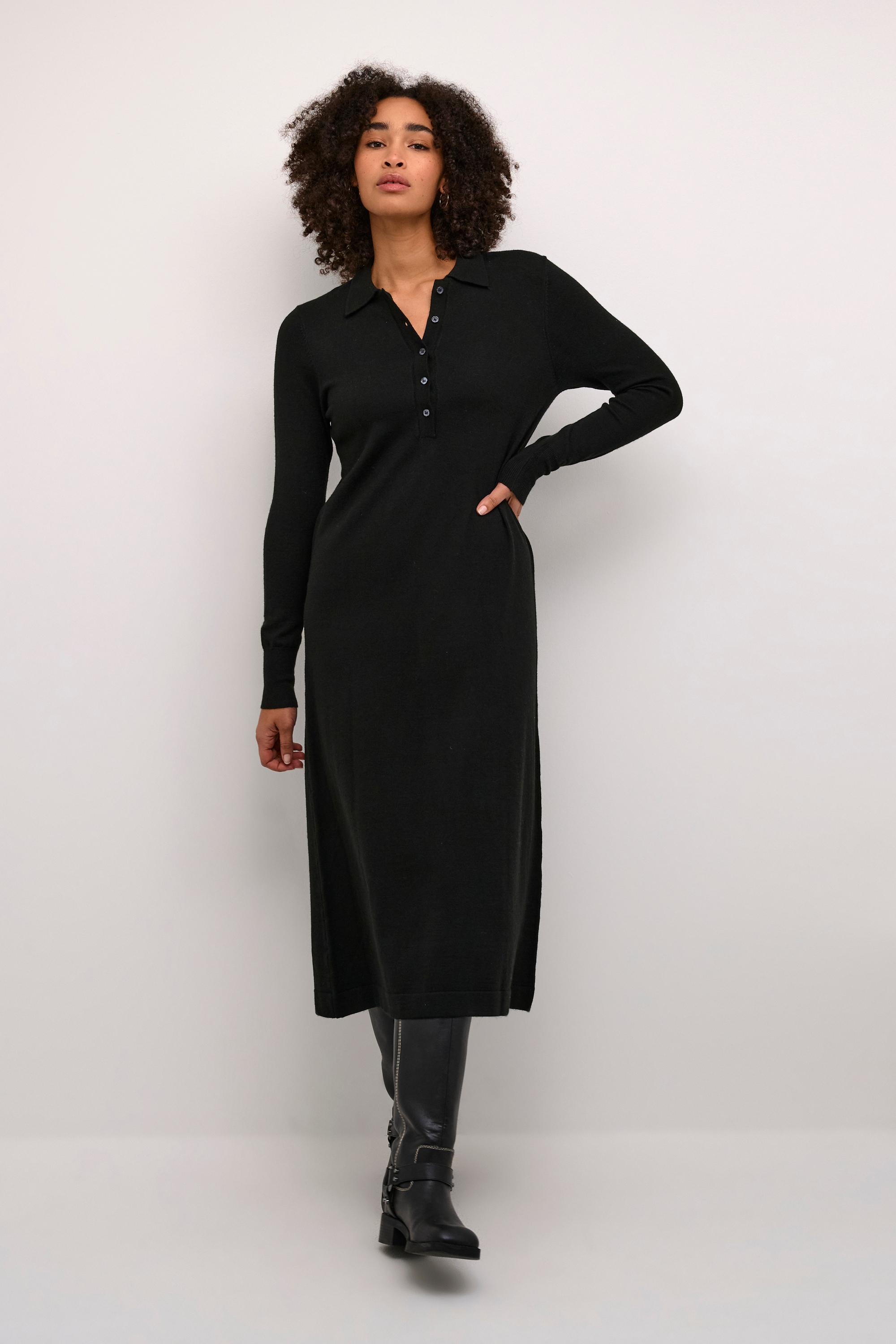 KAFFE Midikleid »Kleid KAhectra«