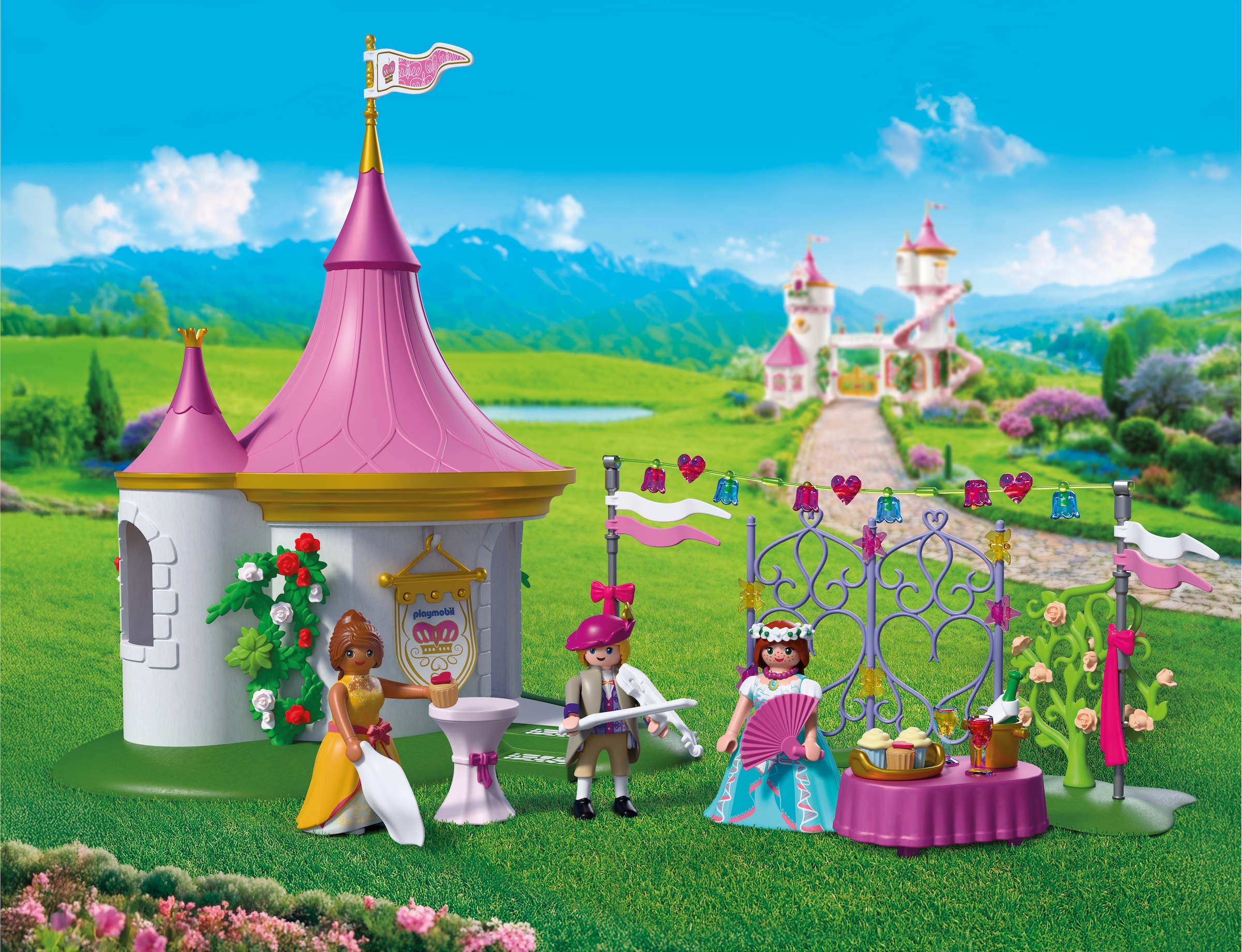 Playmobil® Konstruktions-Spielset »Maskenball im Pavillon (72052), Princess« Made in Europe