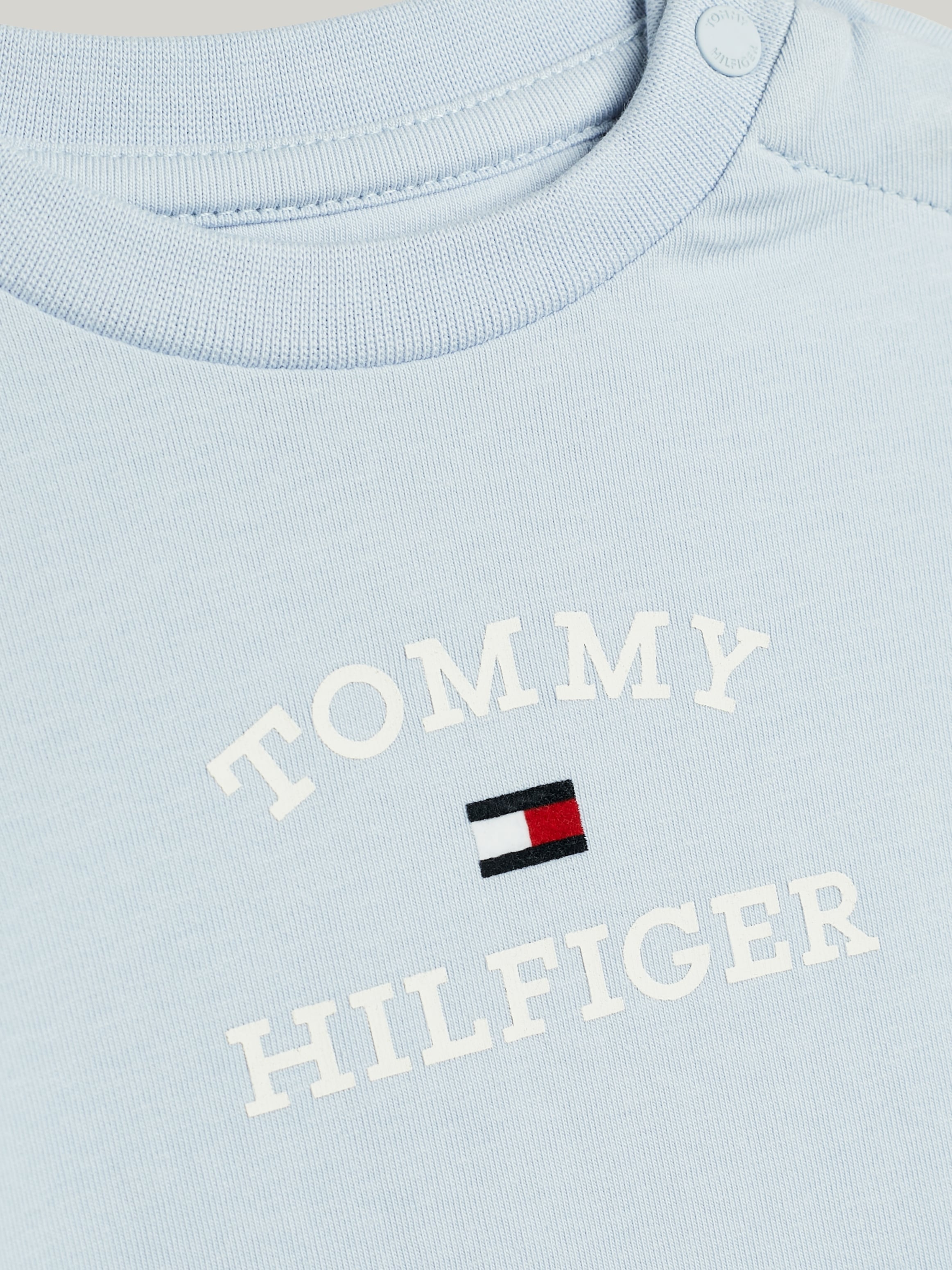 Tommy Hilfiger T-Shirt »BABY TH LOGO SHORT SET«, Baby bis 2 Jahre