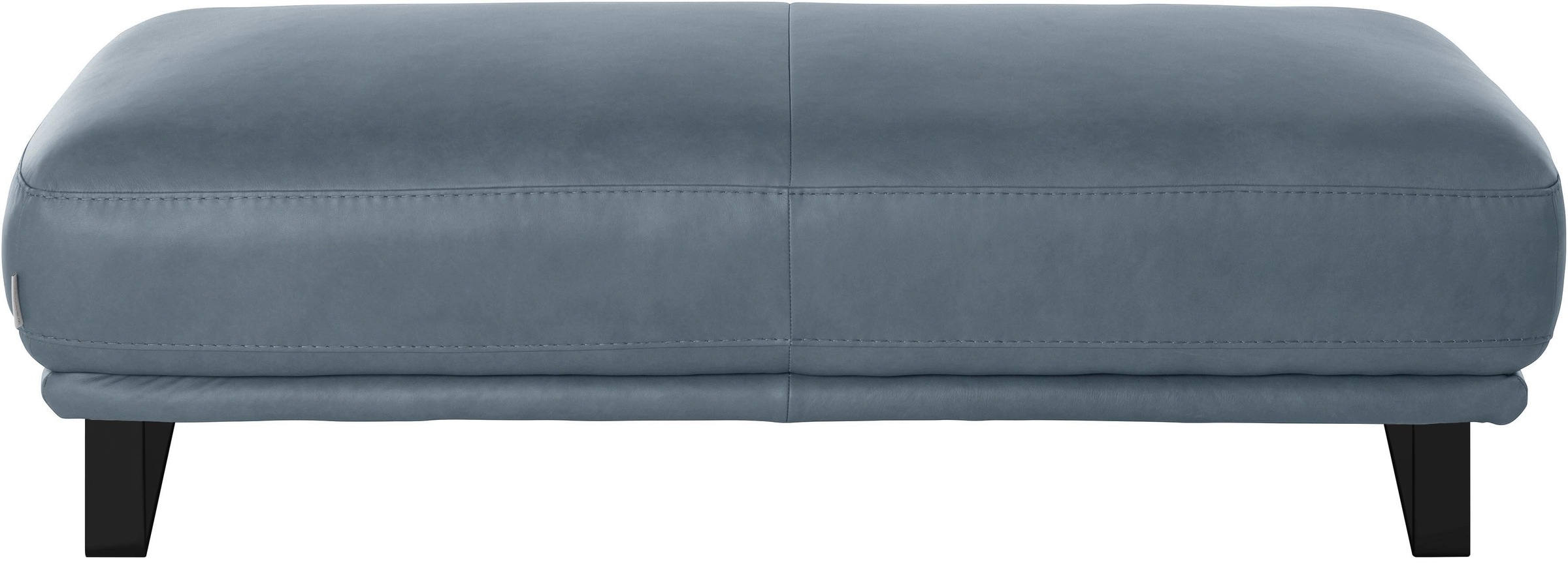 W.SCHILLIG Hocker »montanaa«, mit Metallkufen in Schwarz pulverbeschichtet, Breite 141 cm