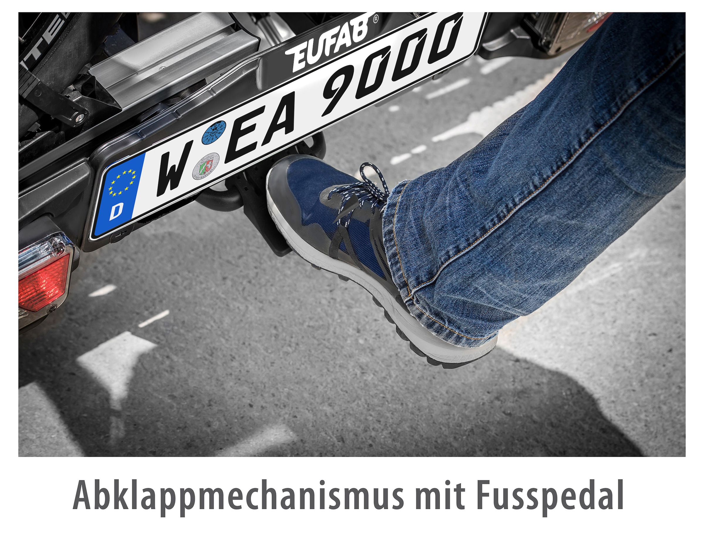 EUFAB Kupplungsfahrradträger »Fahrradträger FINCH für 2 Fahrräder«