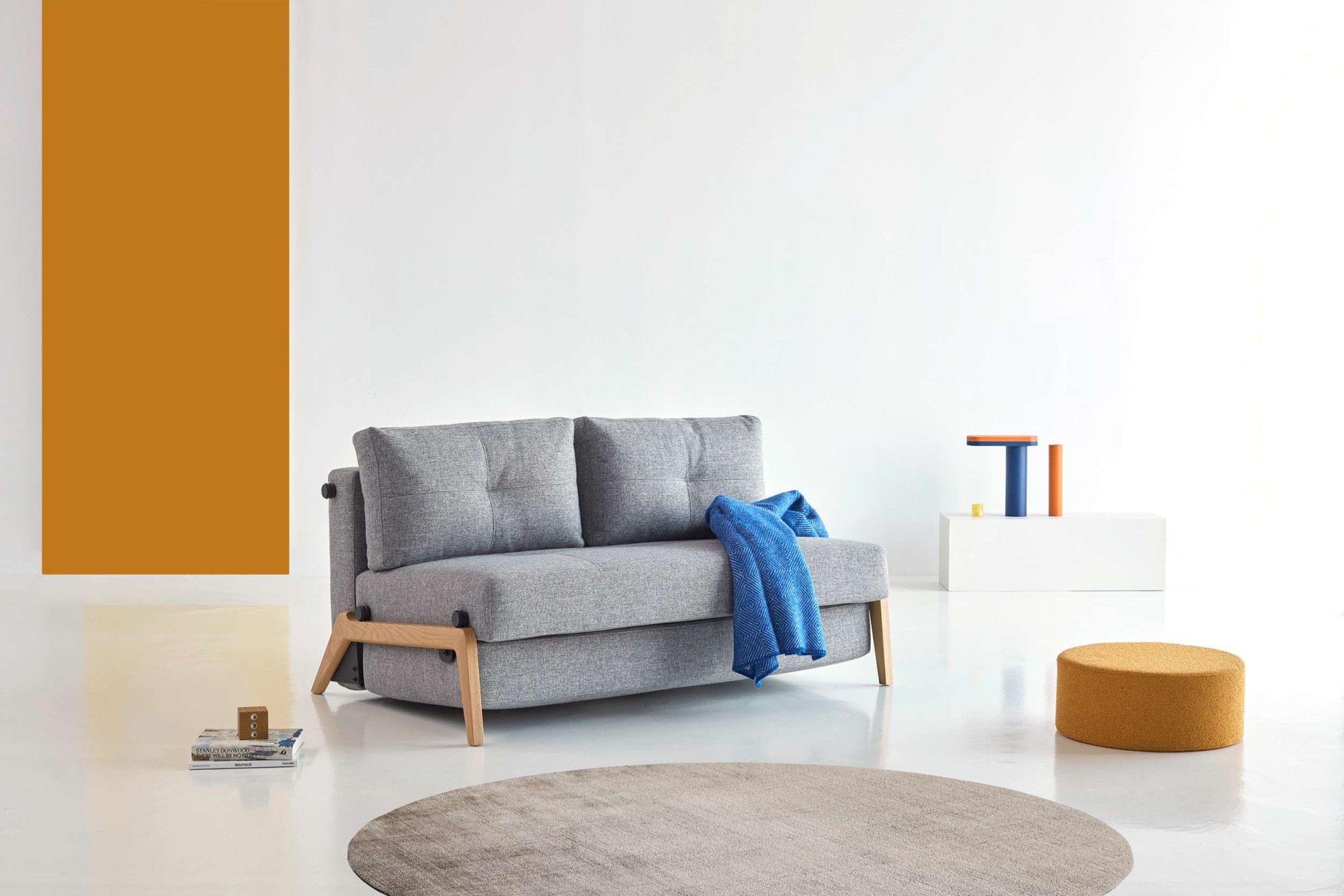 INNOVATION LIVING ™ Schlafsofa »Cubed Klappsofa, hochwertige Schlaffunktion, Design und extra Komfort«, Frontauszug, sehr platzsparend, abgewinkelt Sitzen, waagerecht liegen