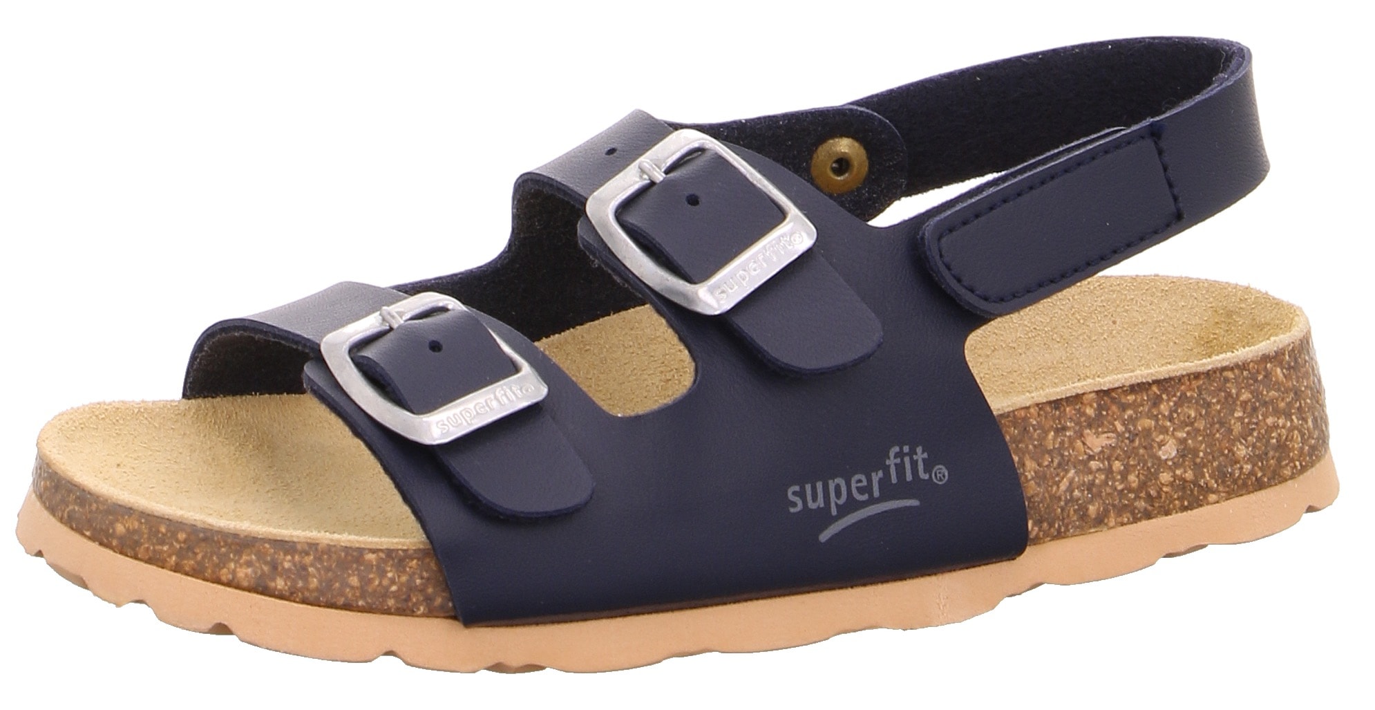 Superfit Sandale »FUSSBETTPANTOFFEL WMS: Mittel«, der mit Klettverschluss an bei OTTO Ferse