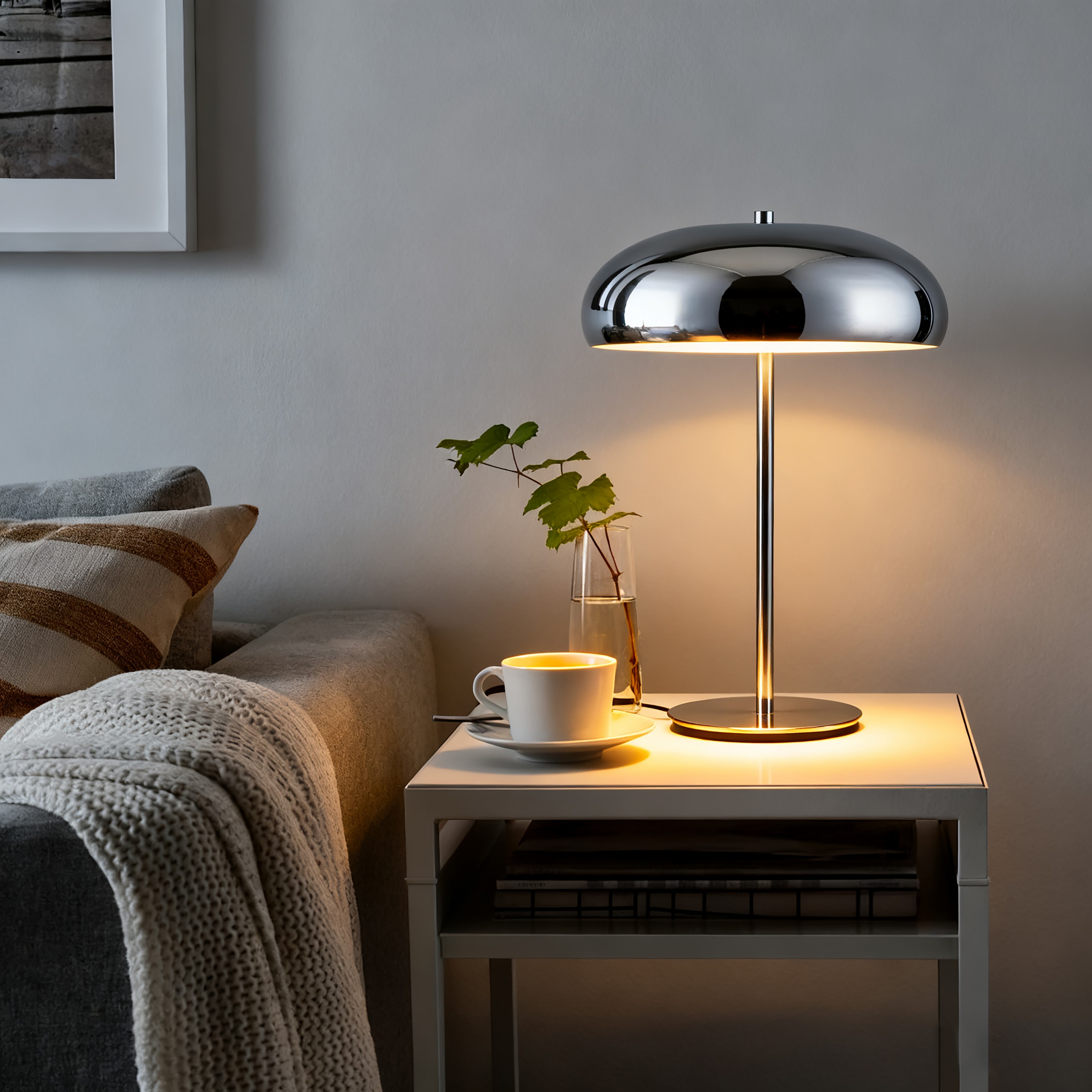 OTTO home Tischleuchte »Jessee« E14 1 Stk. blendfreies Licht - ideal als Deko- oder Nachttischleuchte