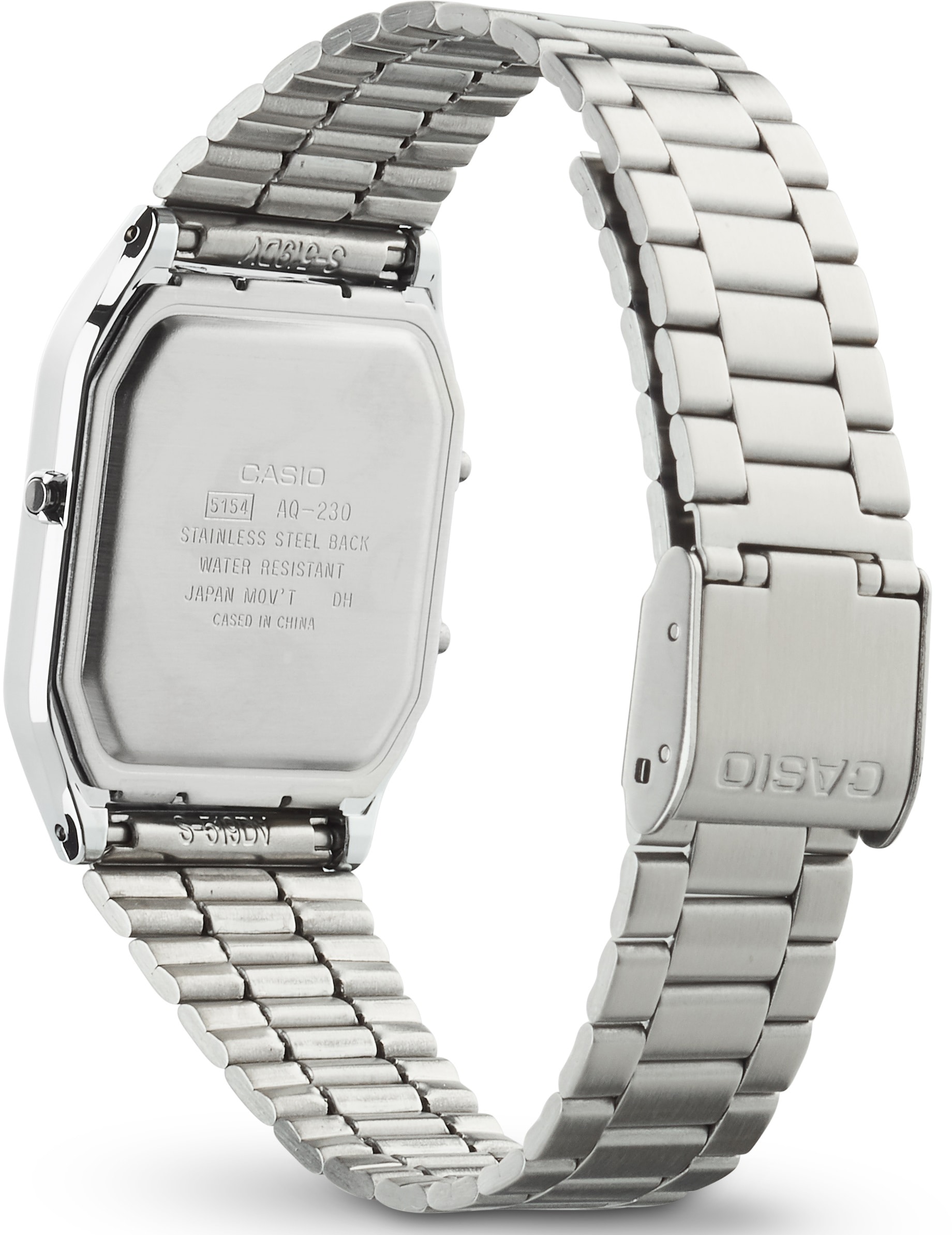 CASIO VINTAGE Chronograph, Quarzuhr, Armbanduhr, Damenuhr, Herrenuhr,Digitaluhr, Edelstahlarmband