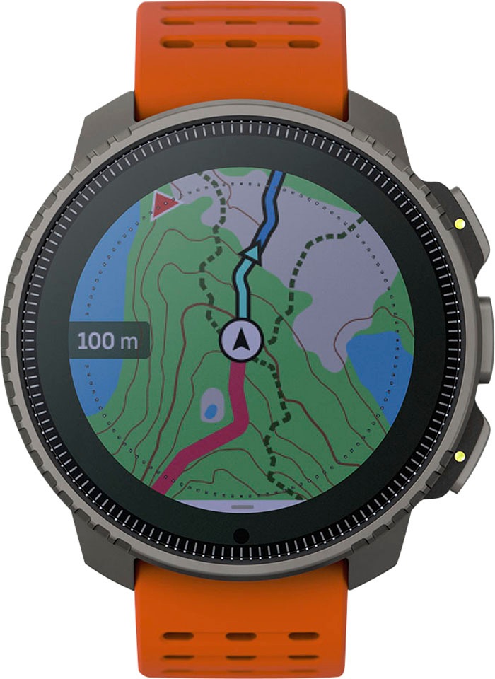 Suunto Smartwatch »Vertical GPS Watch Titanium« ( / 1,4 ′′) in orange