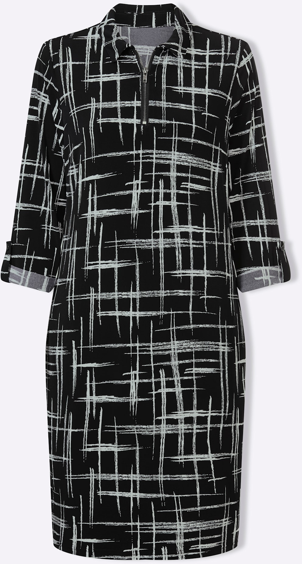 Inspirationen Druckkleid »Druck-Kleid« Nahttasche