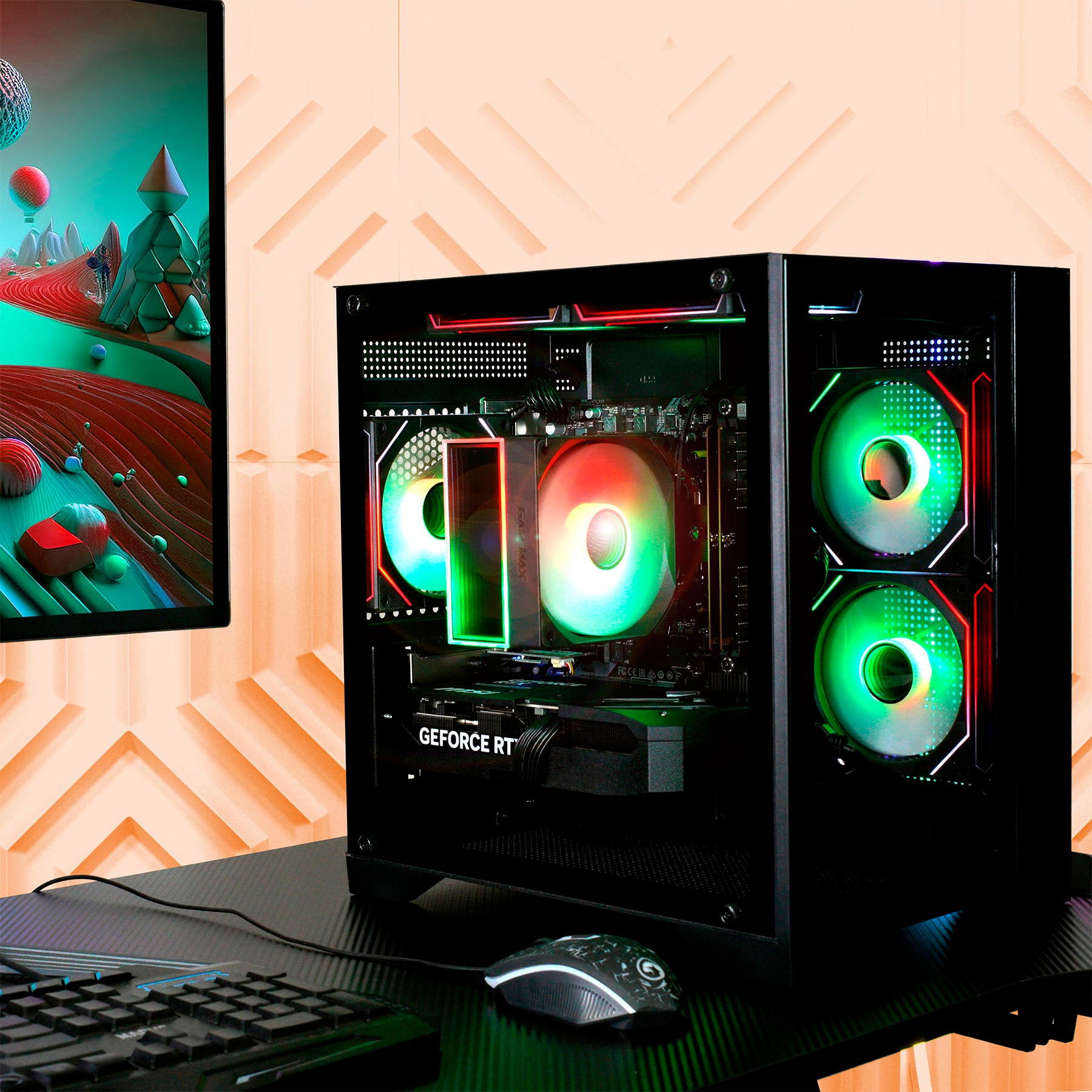 GAMEMAX Gaming-PC »Infinity Mini BK 8223«