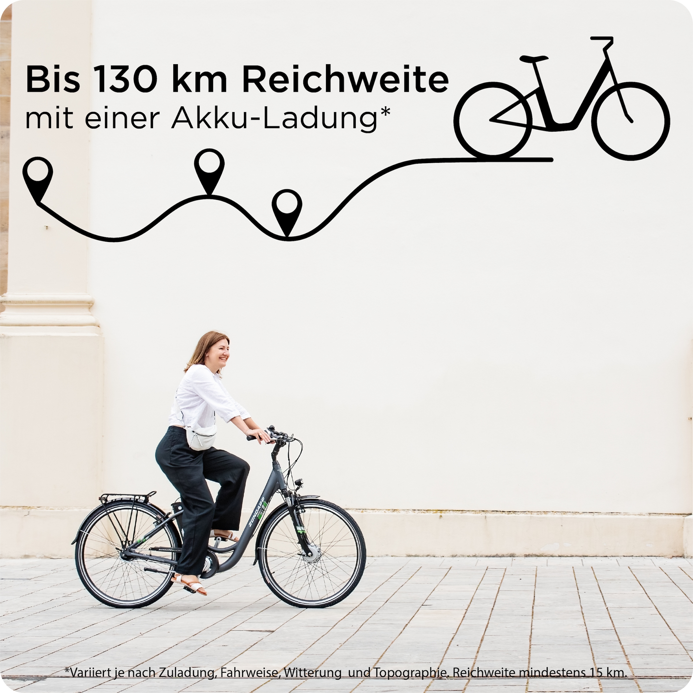 Zündapp »Green 2.7« 3 Gang Shimano Nexus Schaltwerk Nabenschaltung Frontmotor 250 W Pedelec, Elektrofahrrad für Damen u. Herren