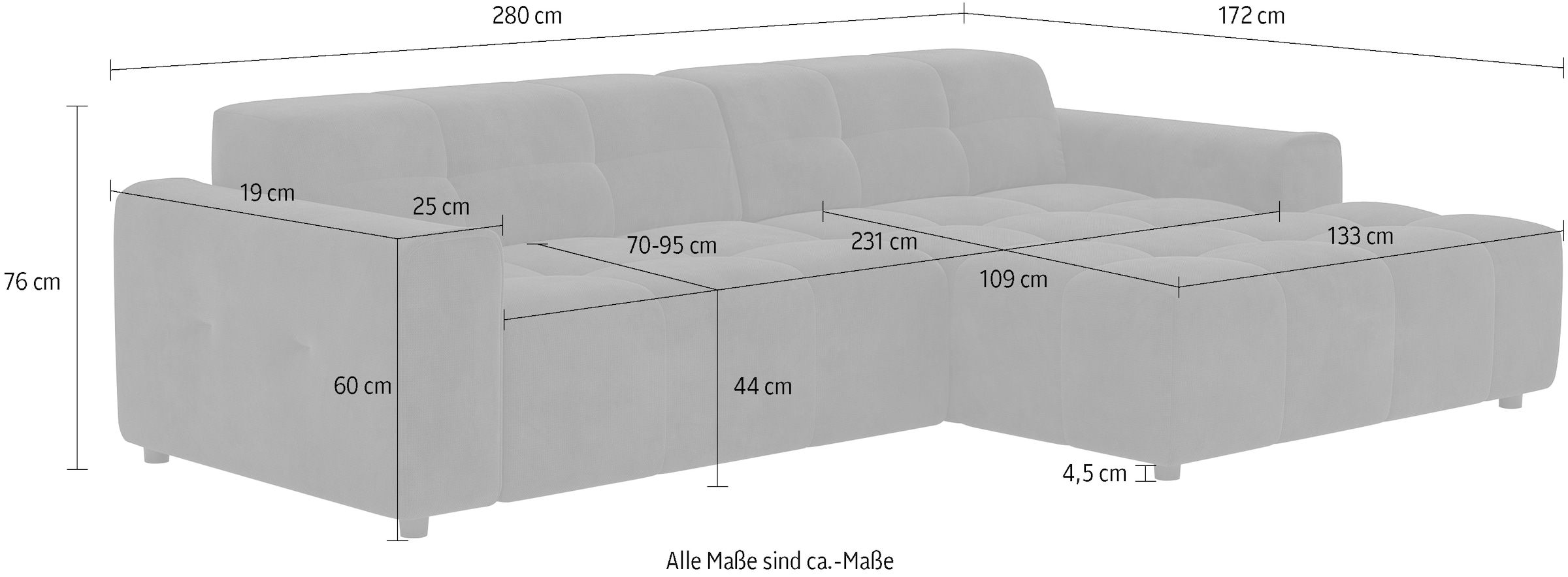 COTTA Ecksofa »Sento«