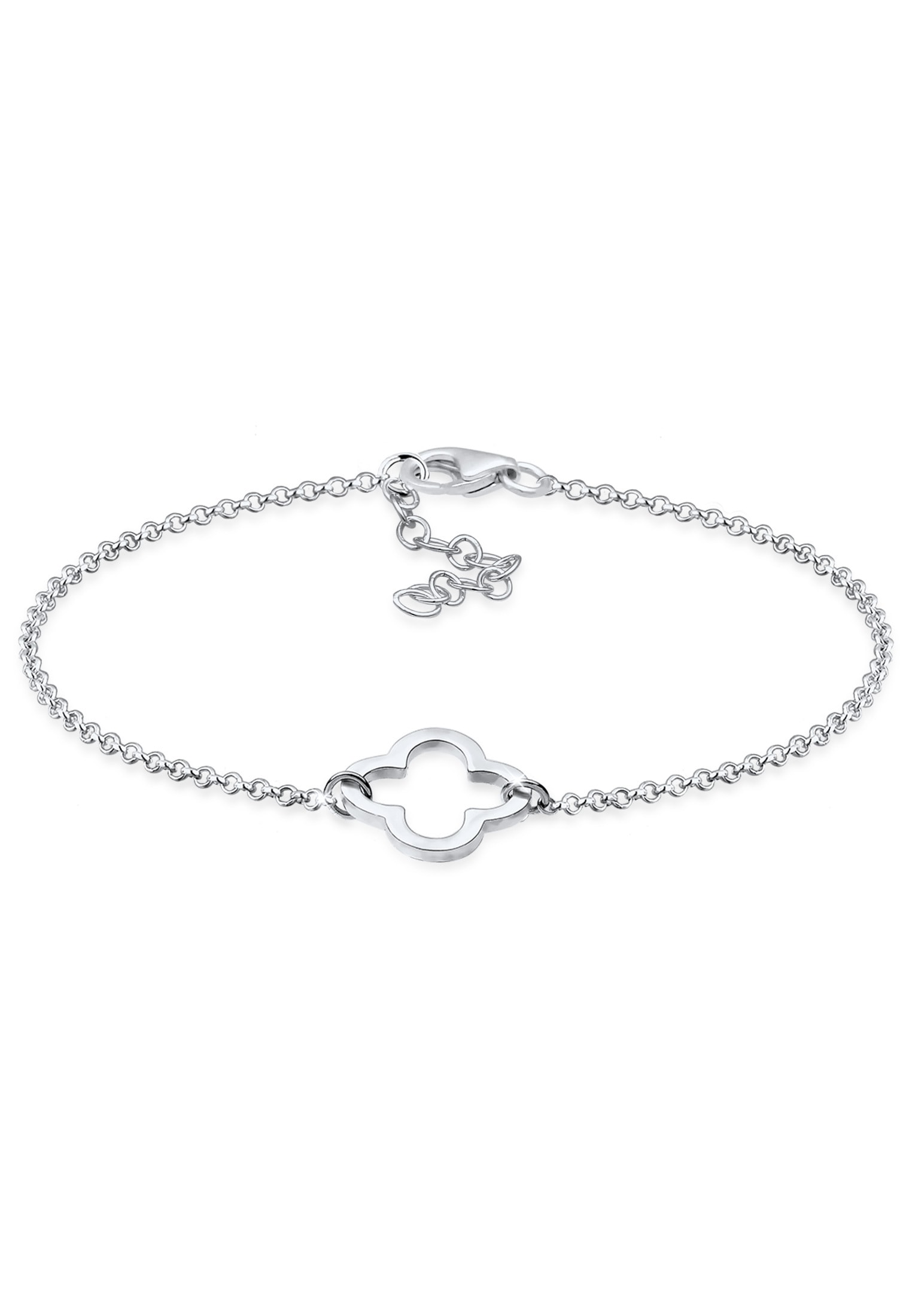 Elli Armkette »Armband Kleeblatt Glücksbringer 925 Silber«