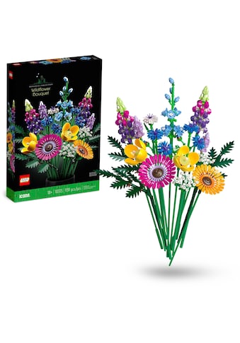 Konstruktionsspielsteine »Wildblumenstrauß (10313), LEGO® Icons«, (939 St.)