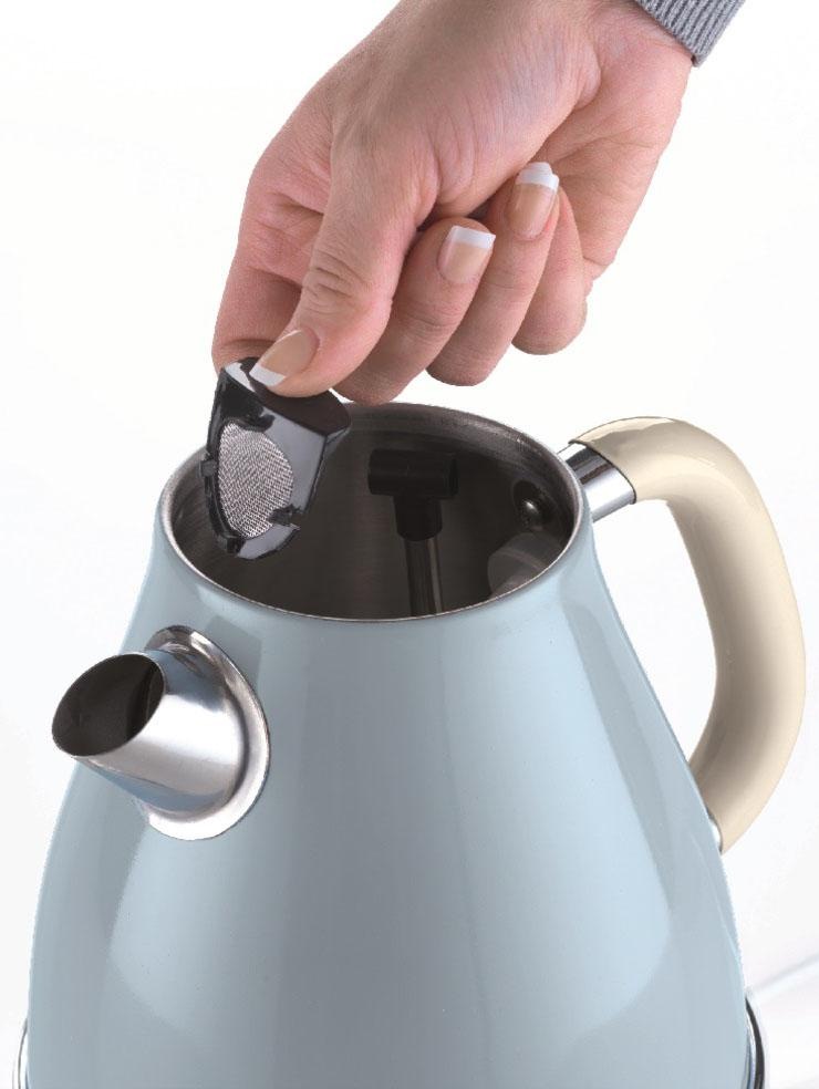 Ariete Wasserkocher »Vintage 2869 blau«, 1,7 l, 2200 W