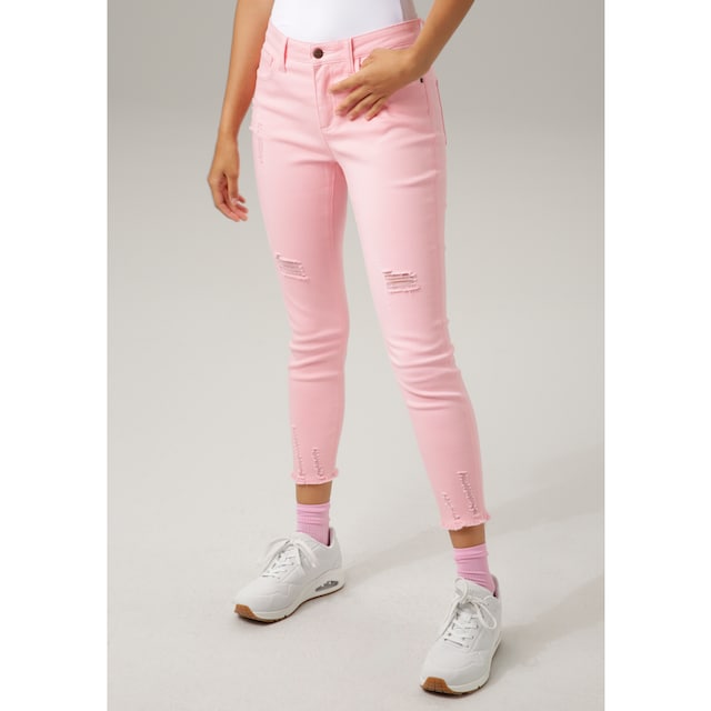 Aniston CASUAL Skinny-fit-Jeans, mit Destroyed-Effekt kaufen im OTTO Online  Shop