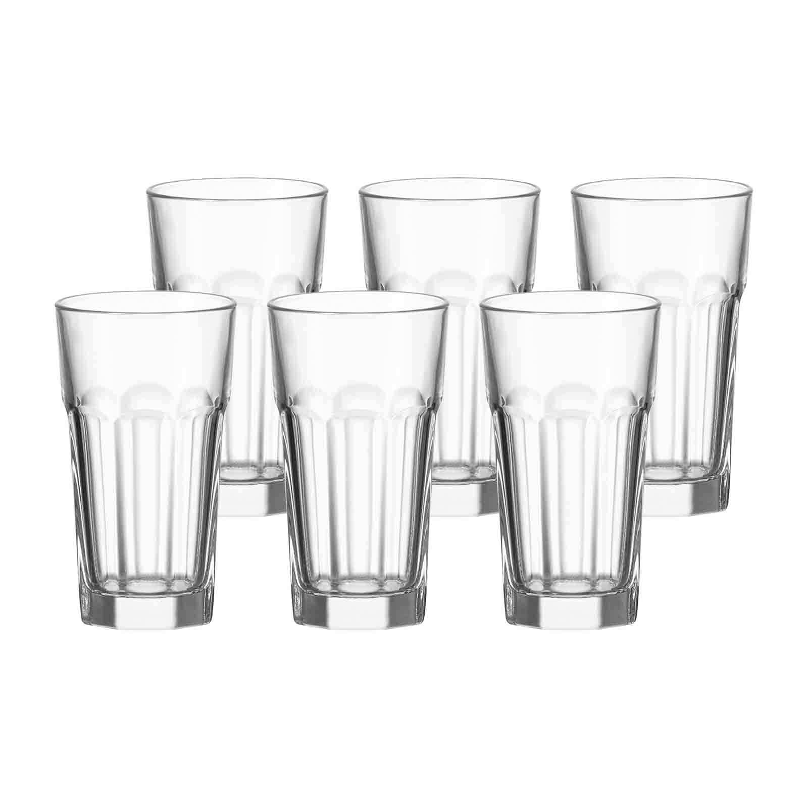 LEONARDO Longdrinkglas »Longdrinkgläser Rock 340 ml transparent«