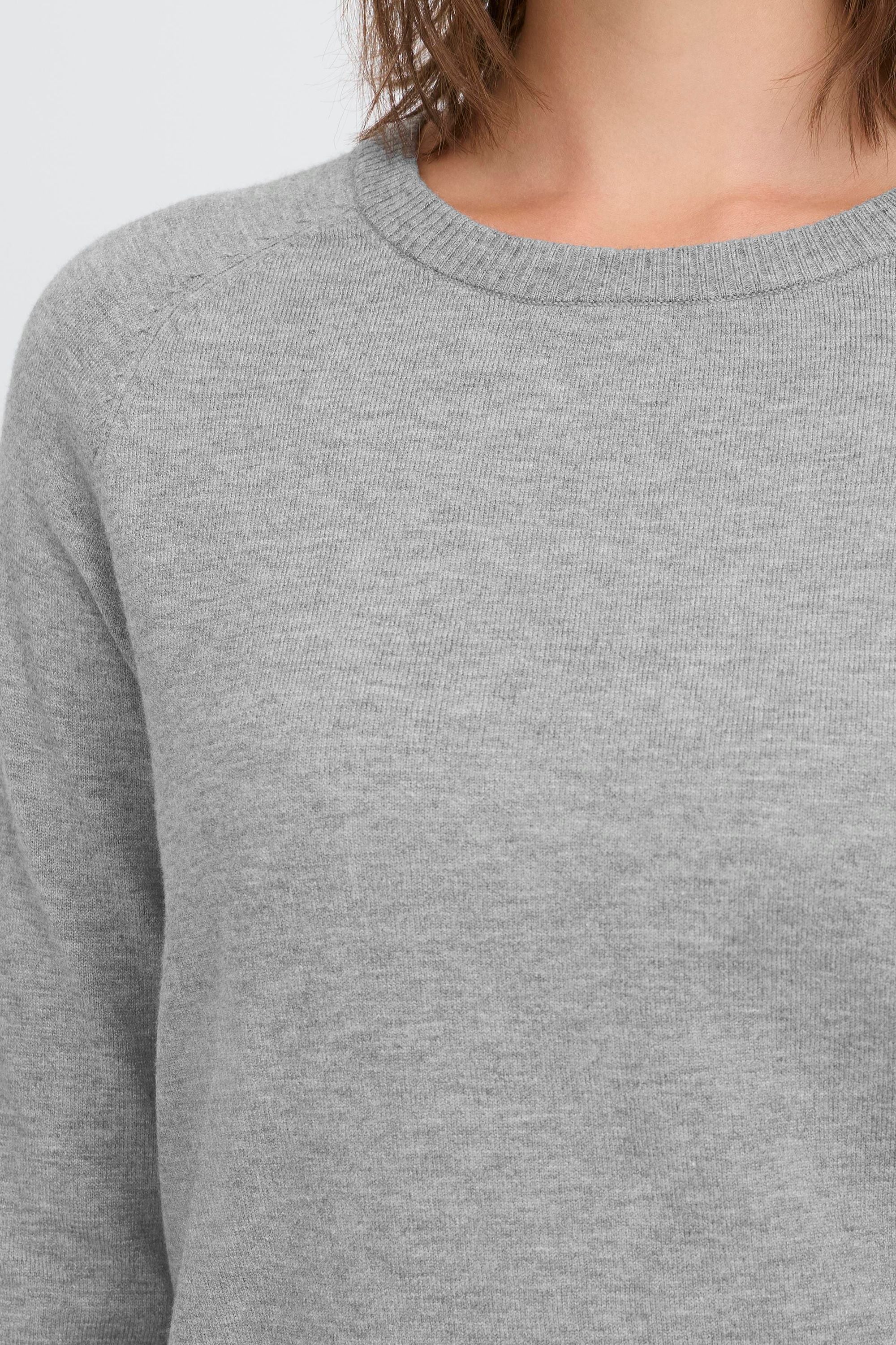 OXMO Strickfleece-Pullover »Strickpullover OXBMMNORA RAGLAN JUMPER«