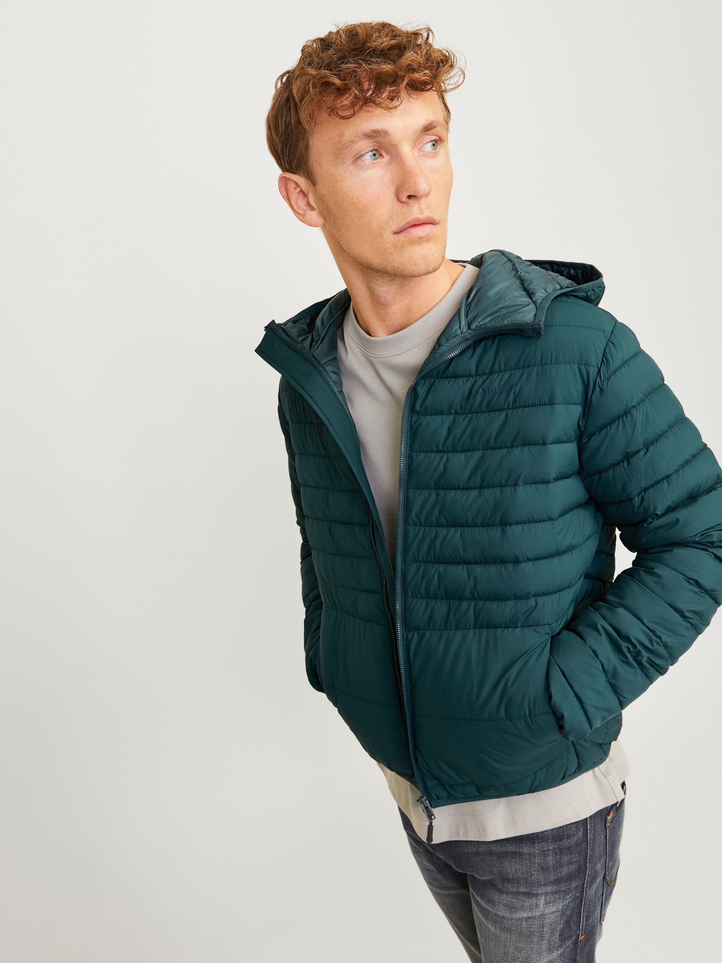 Jack & Jones Steppjacke »JJESTATE PACKABLE PUFFER HOOD NOOS«, mit Kapuze, mit Kapuze