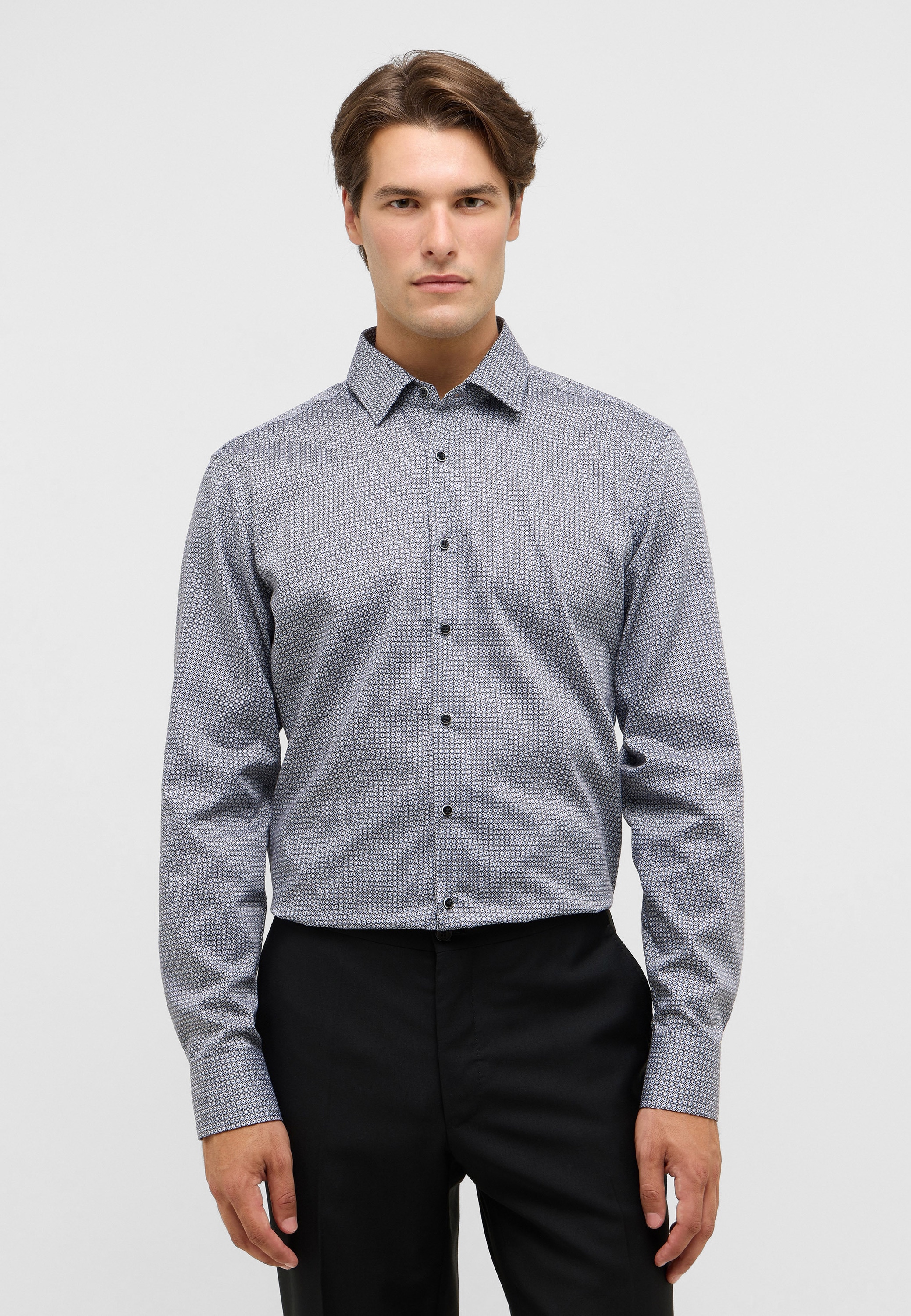 Eterna Langarmhemd »SLIM FIT« NON IRON (bügelfrei)