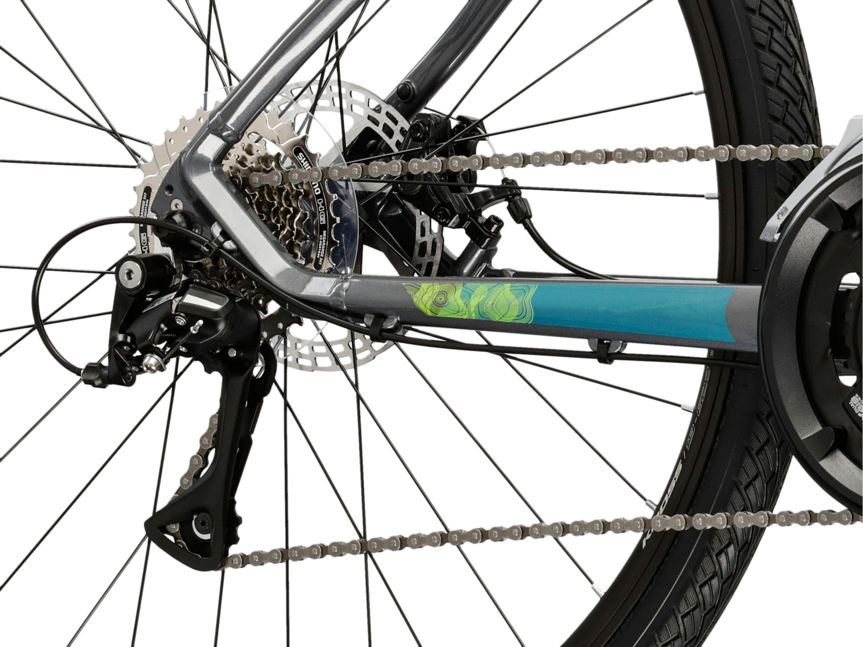 Kross Crossrad »Evado 3.0«, 16 Gang, Shimano, ACERA M3020 Schaltwerk, Kettenschaltung