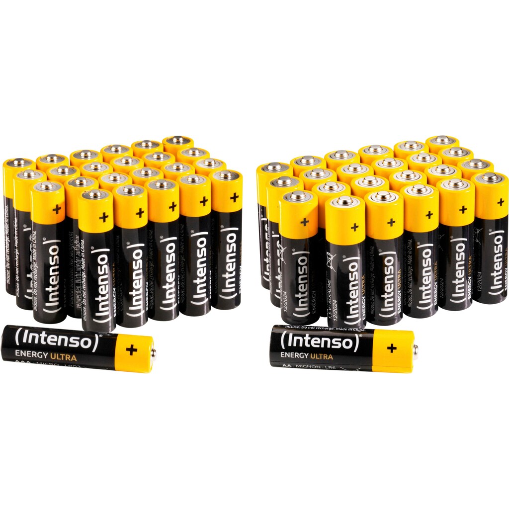 Intenso Batterie »48er Pack Energy Ultra AA LR6 + AAA LR03«, (Set, 48 St.)