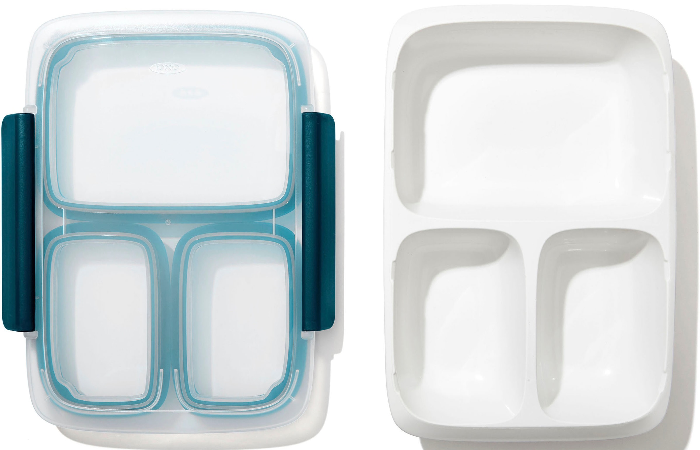 OXO Good Grips Lunchbox »Prep and Go«, (1 tlg.), zweiteilig, 970 ml