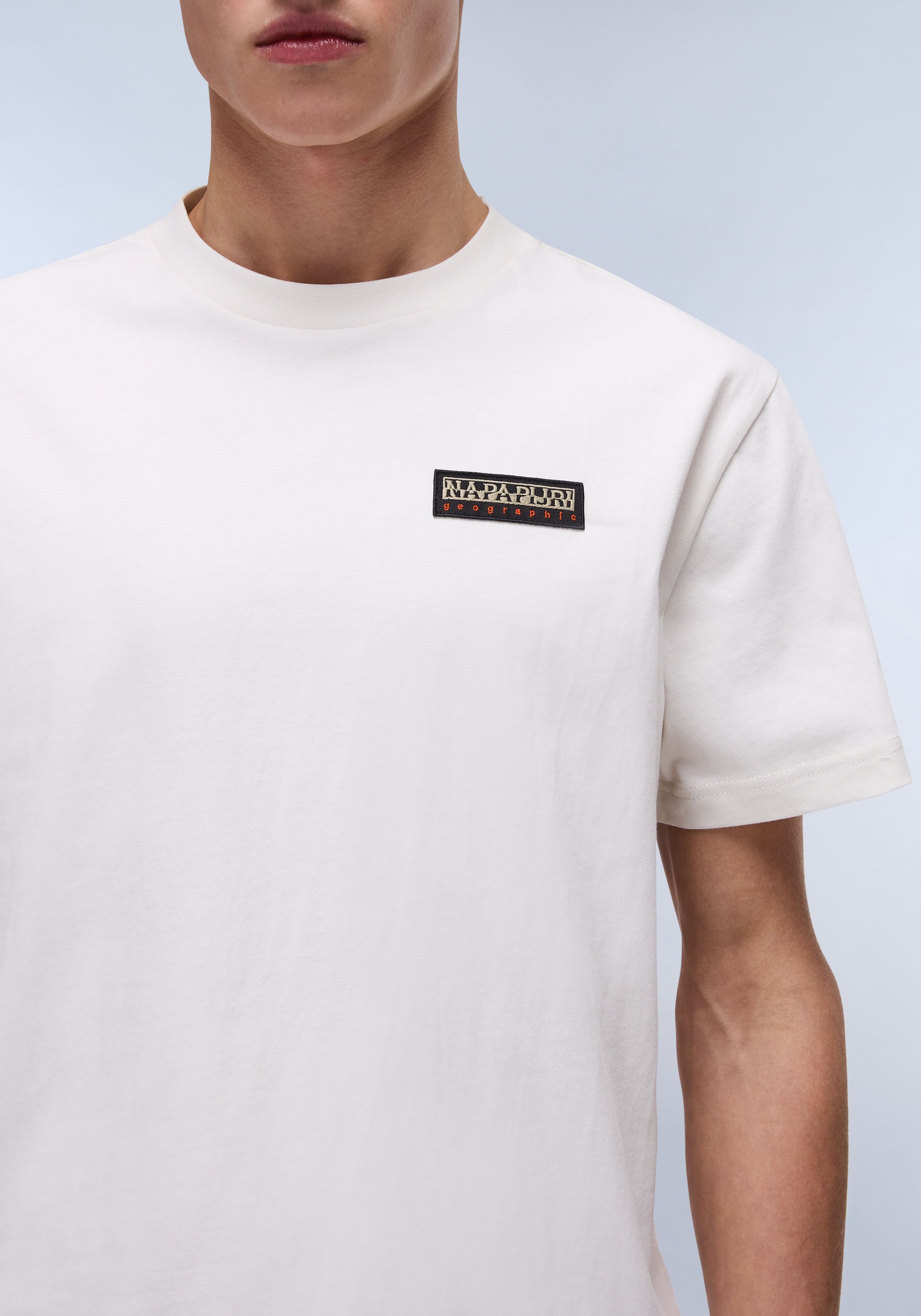 Napapijri Kurzarmshirt »S-IAATO«, Mit Rundhalsausschnitt