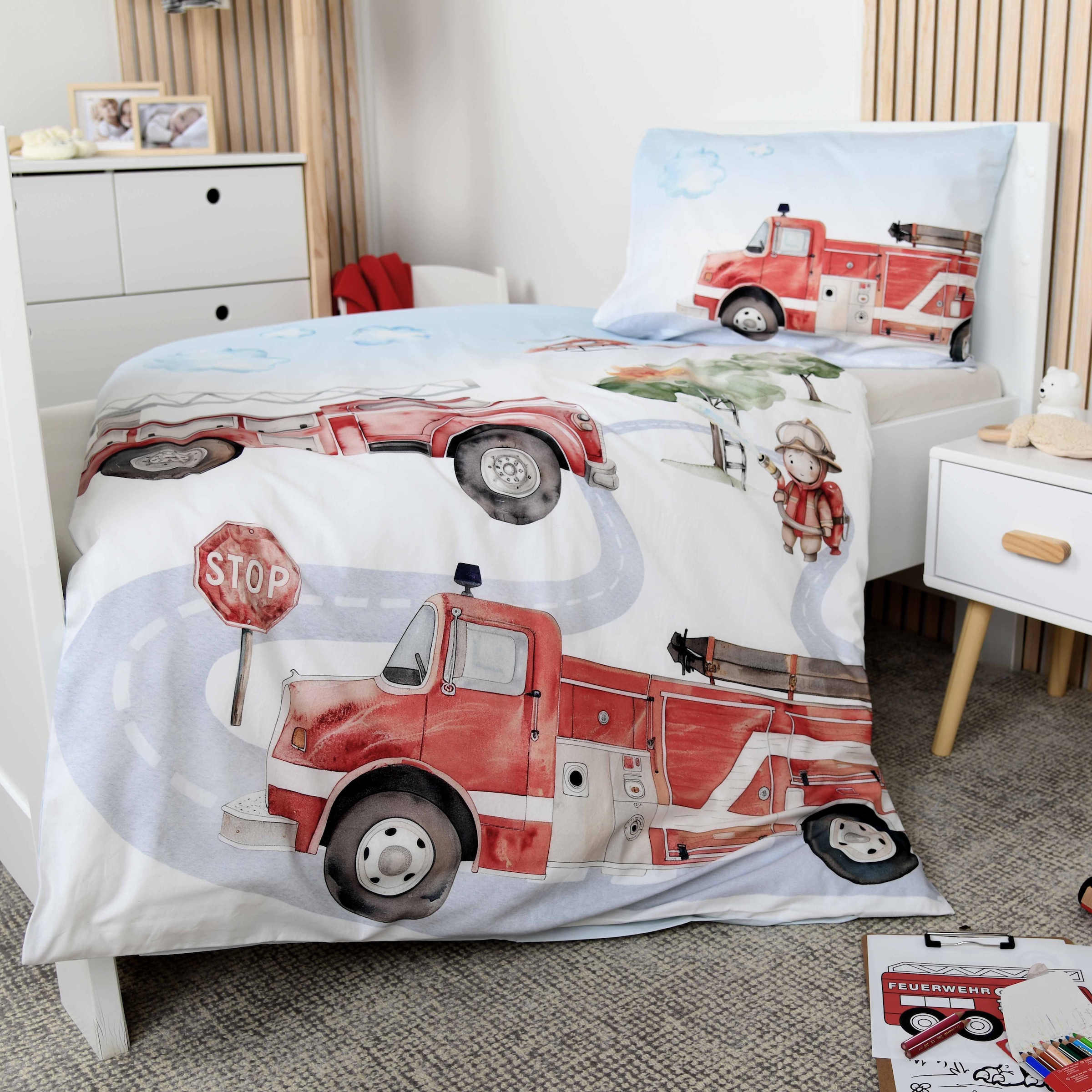 Baby Best Babybettwäsche »Feuerwehr« 2 Wendebettwäsche