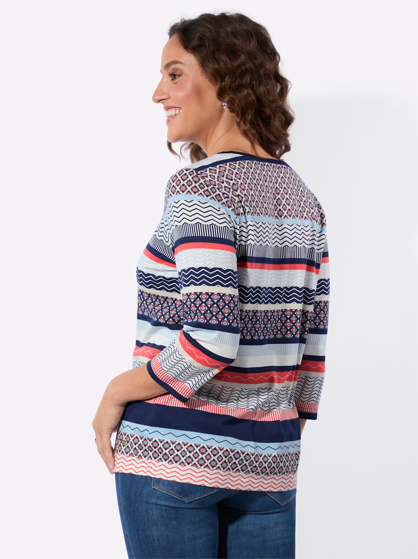 Casual Looks Print-Shirt »3/4-Arm-Shirt«, 1 tlg.
