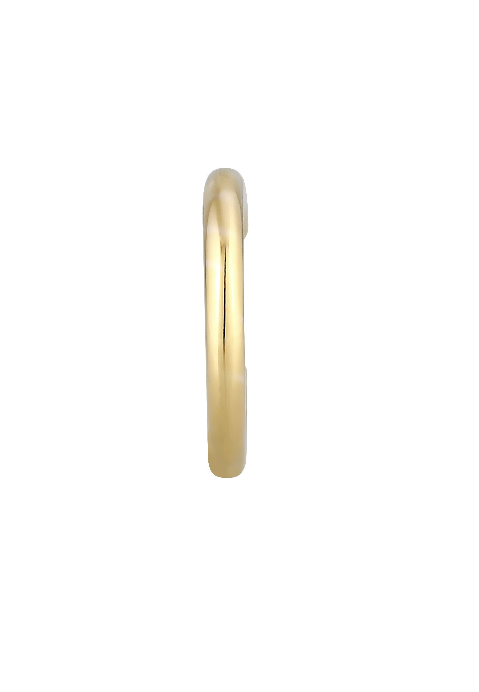 Elli Premium Ohrklemme »Ohrringe Earcuff Ohrklemme Basic Trend 375 Gelbgold«