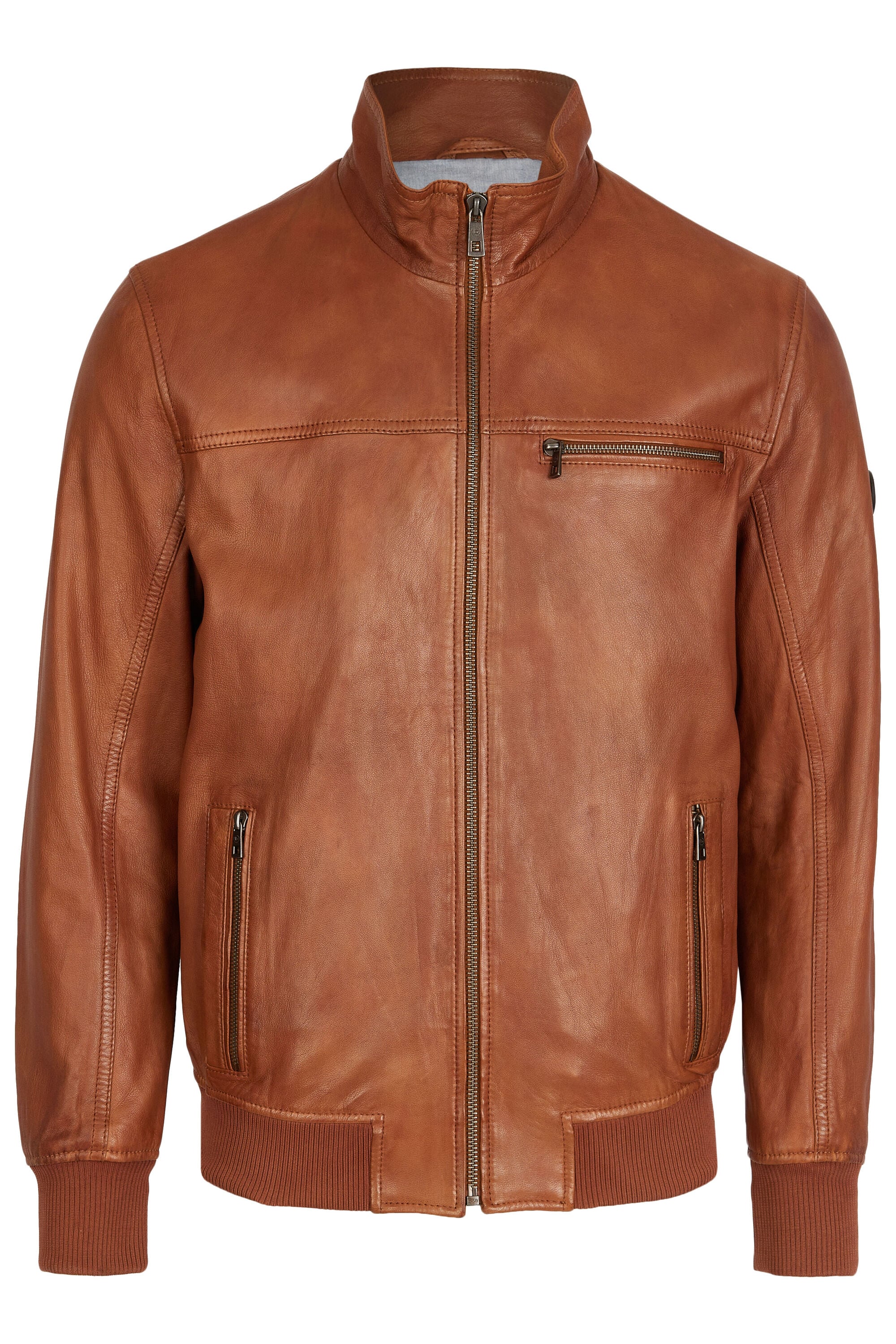 bugatti Collegejacke »BULEONARDO« ohne Kapuze mit Ziernähten