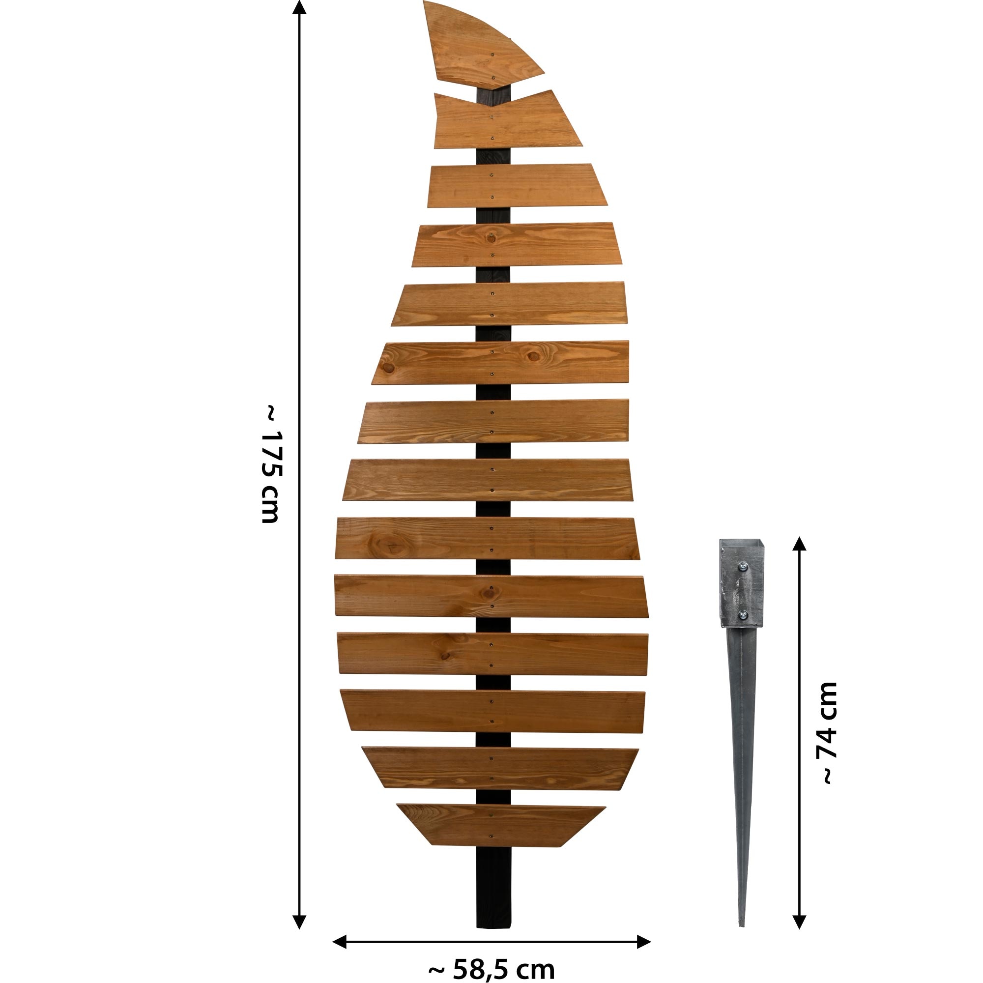 dobar Rankhilfe »Design Rankgitter "Komplexus"« 58,5 x 6 x 175 cm (L x B x H)