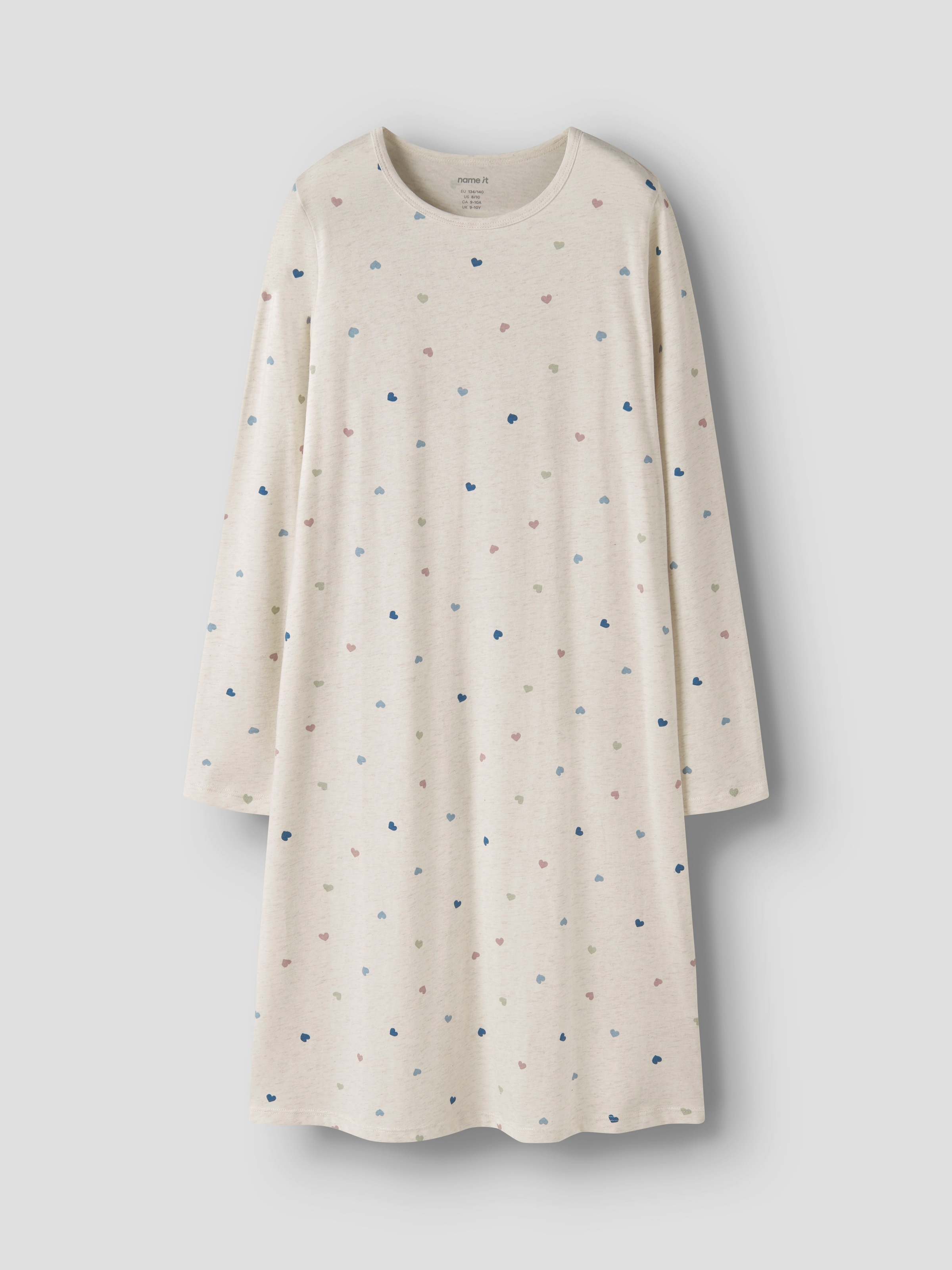 Name It Nachthemd »NKFNIGHTGOWN HEARTS NOOS« im tollen Herzchen-Alloverprint