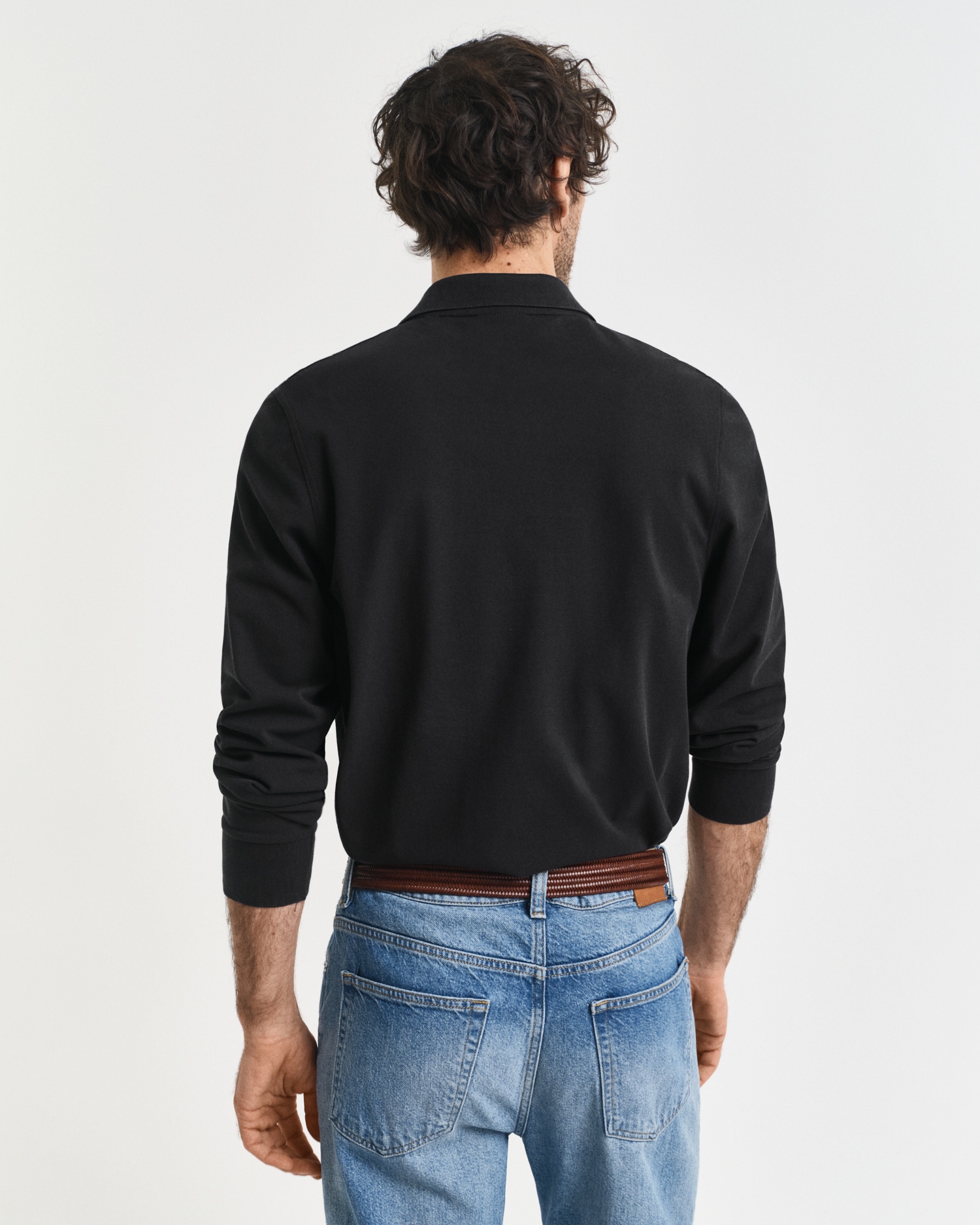 Gant Poloshirt »REG SHIELD LS PIQUE RUGGER«, mit Logotickerei auf der Brust