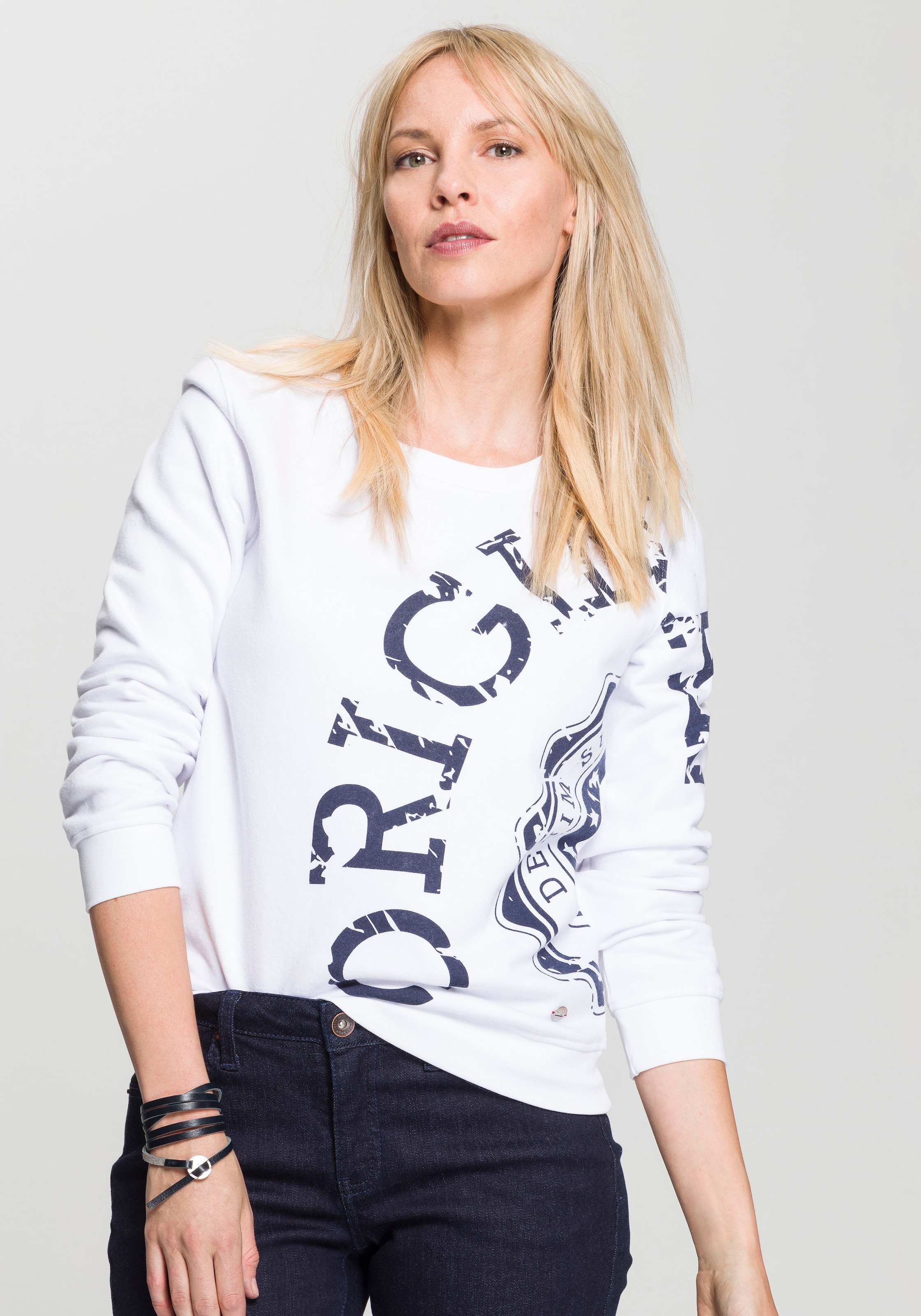 H.I.S Sweatshirt, mit Retro-print