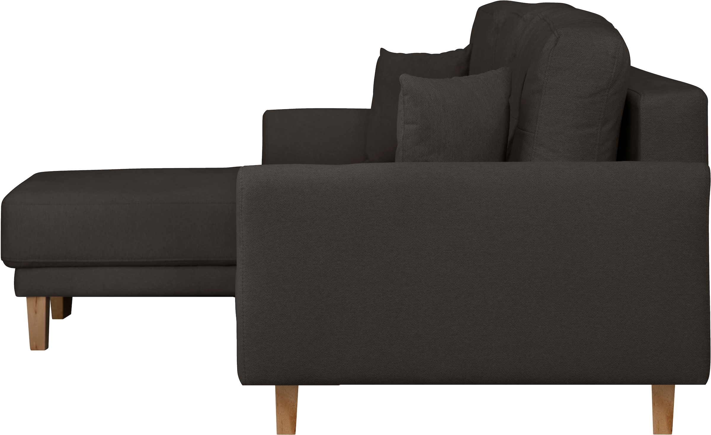 Home affaire Ecksofa »TRIPLO optionale Schlafsofa mit Bettkasten, Maße B/T/H: 234/164/89 cm« L-Form wahlweise mit Bettfunktion - Liegefläche 132x210 cm