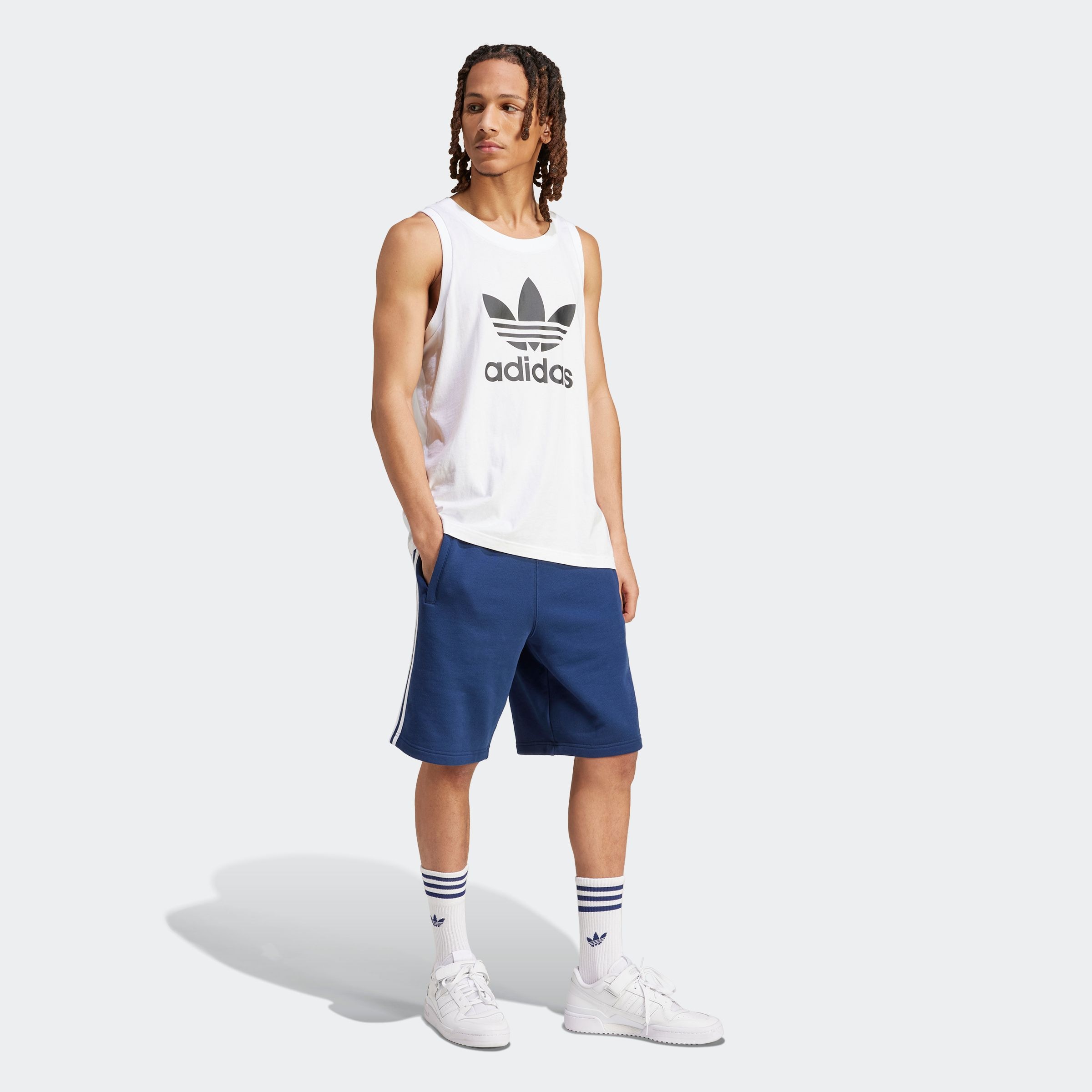adidas Originals Shorts »3-STRIPE SHORT«, (1 tlg.), Drei Streifen Sweat Shorts aus weichem French-Terry Material
