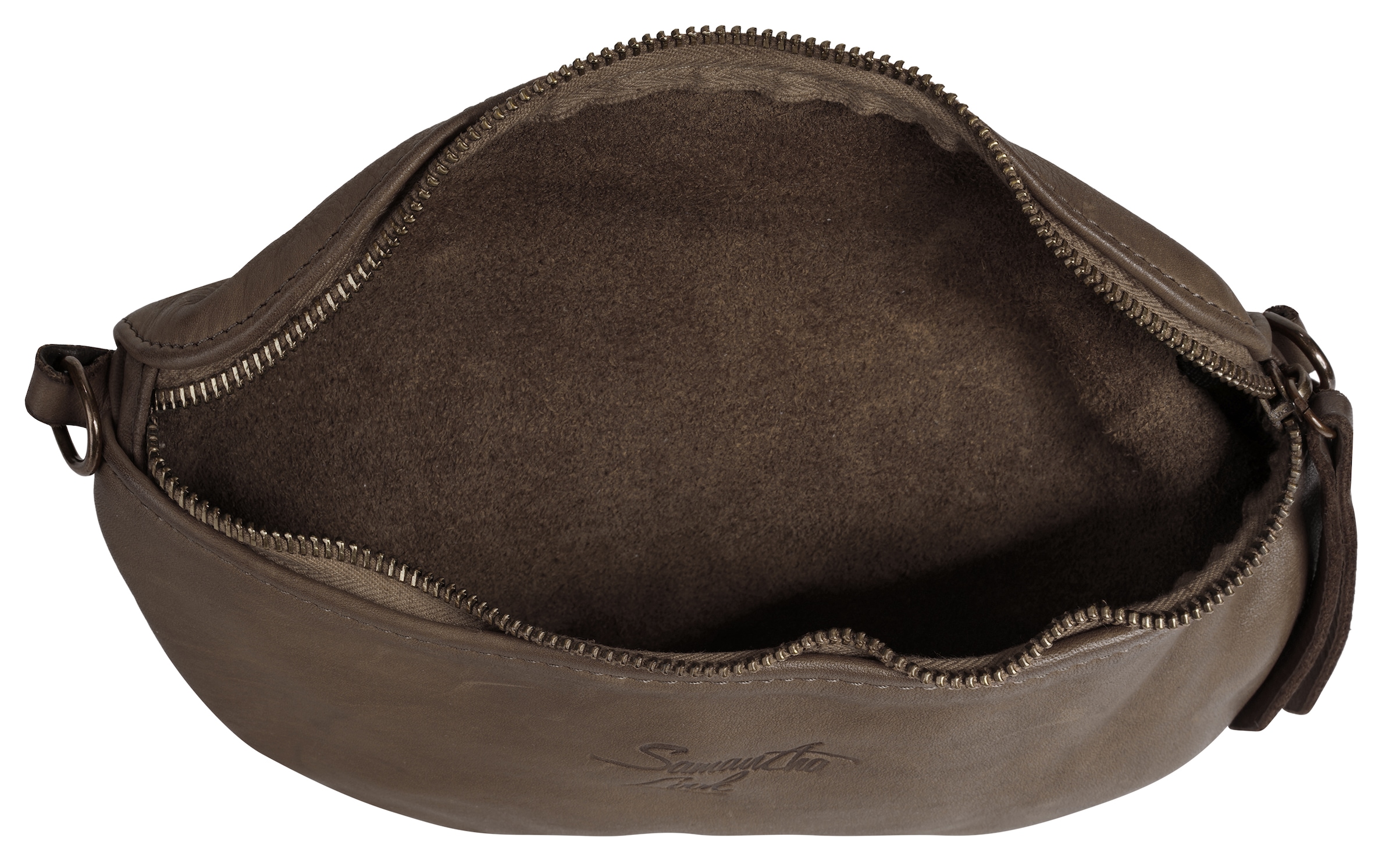 Samantha Look Umhängetasche echt Leder, Made in Italy